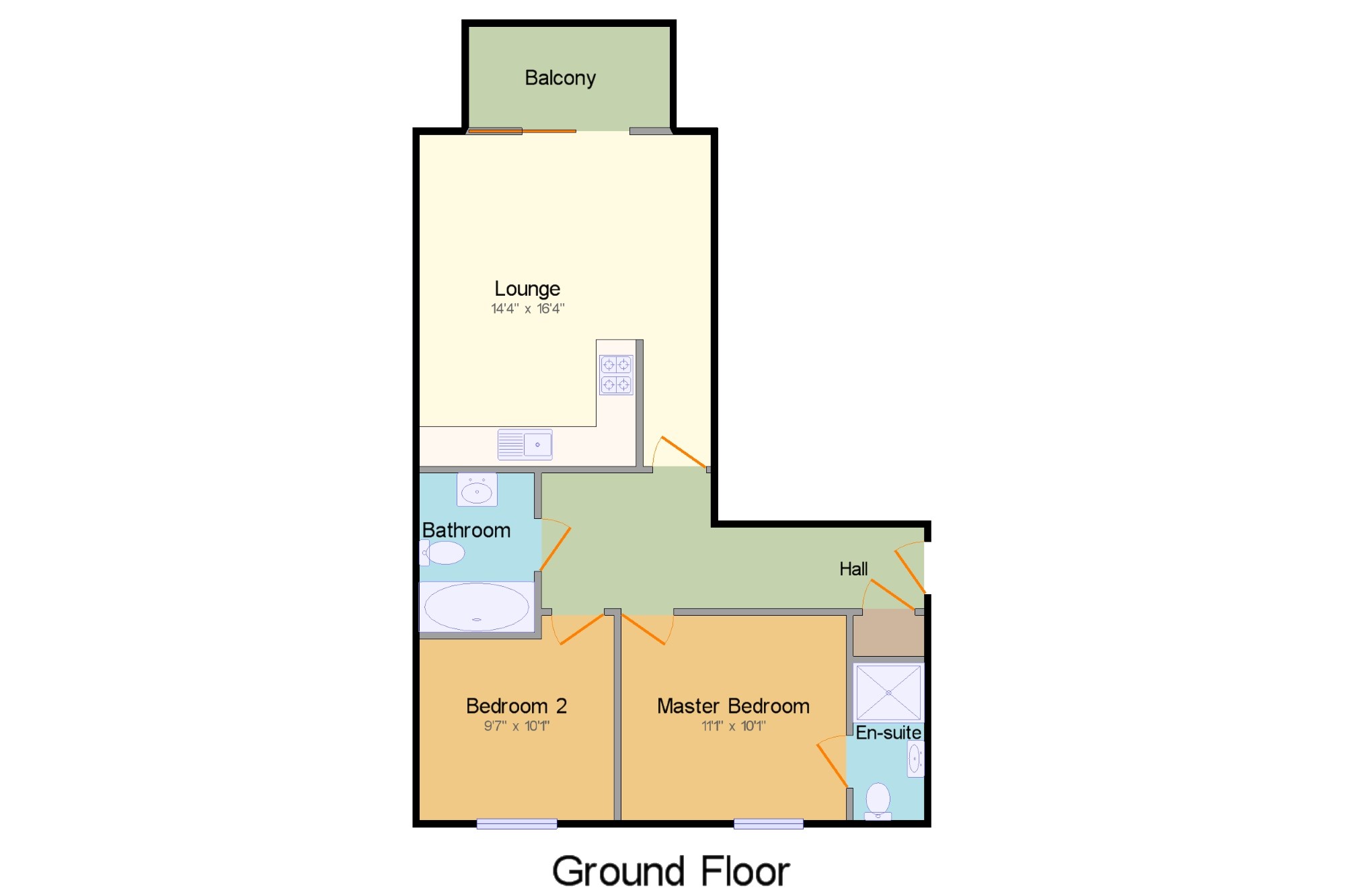 2 Bedrooms Flat for sale in Wheelwright House, Palgrave Road, Bedford, Bedfordshire MK42