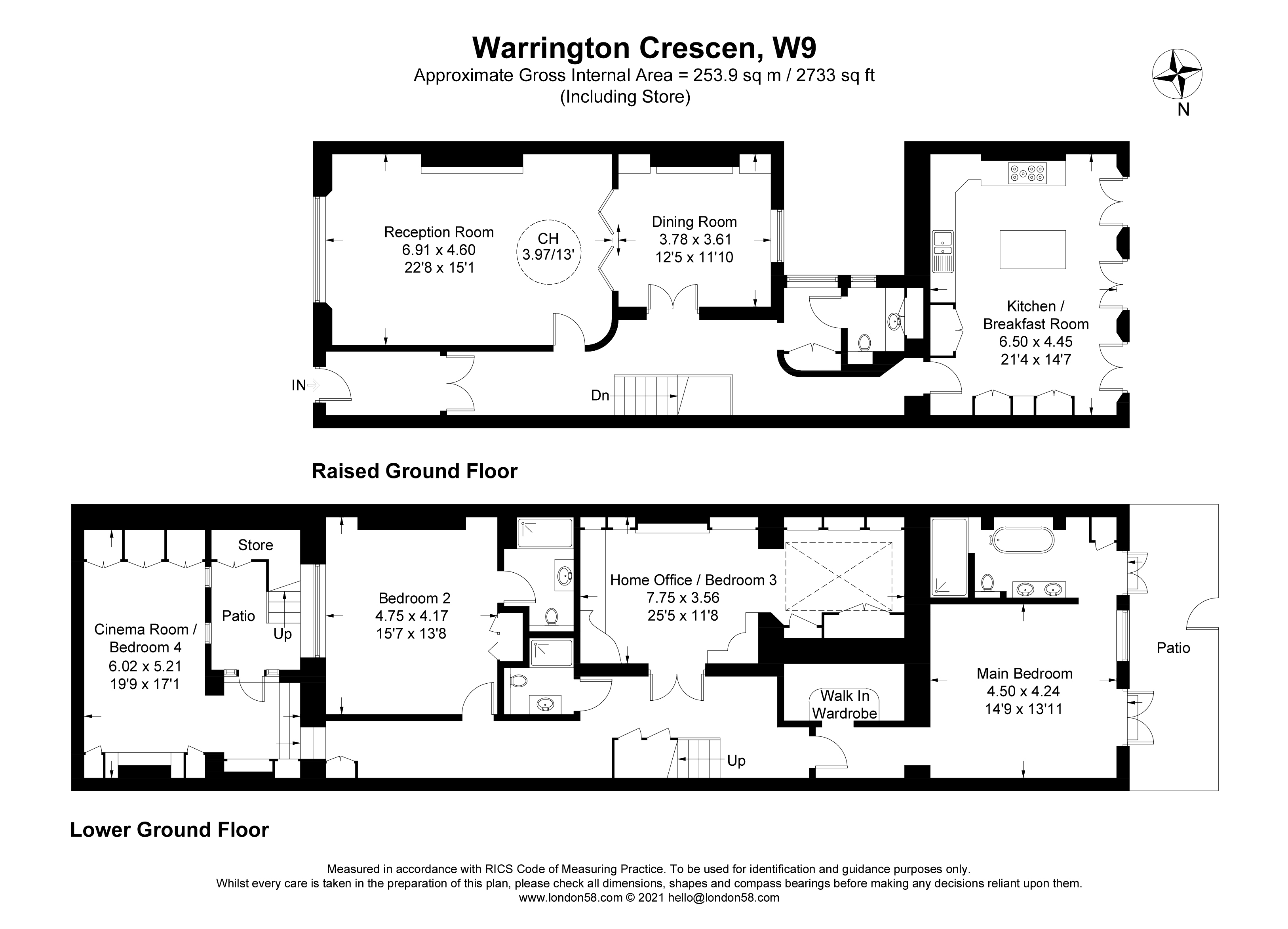 Warrington Crescent, London W9, 4 bedroom for sale