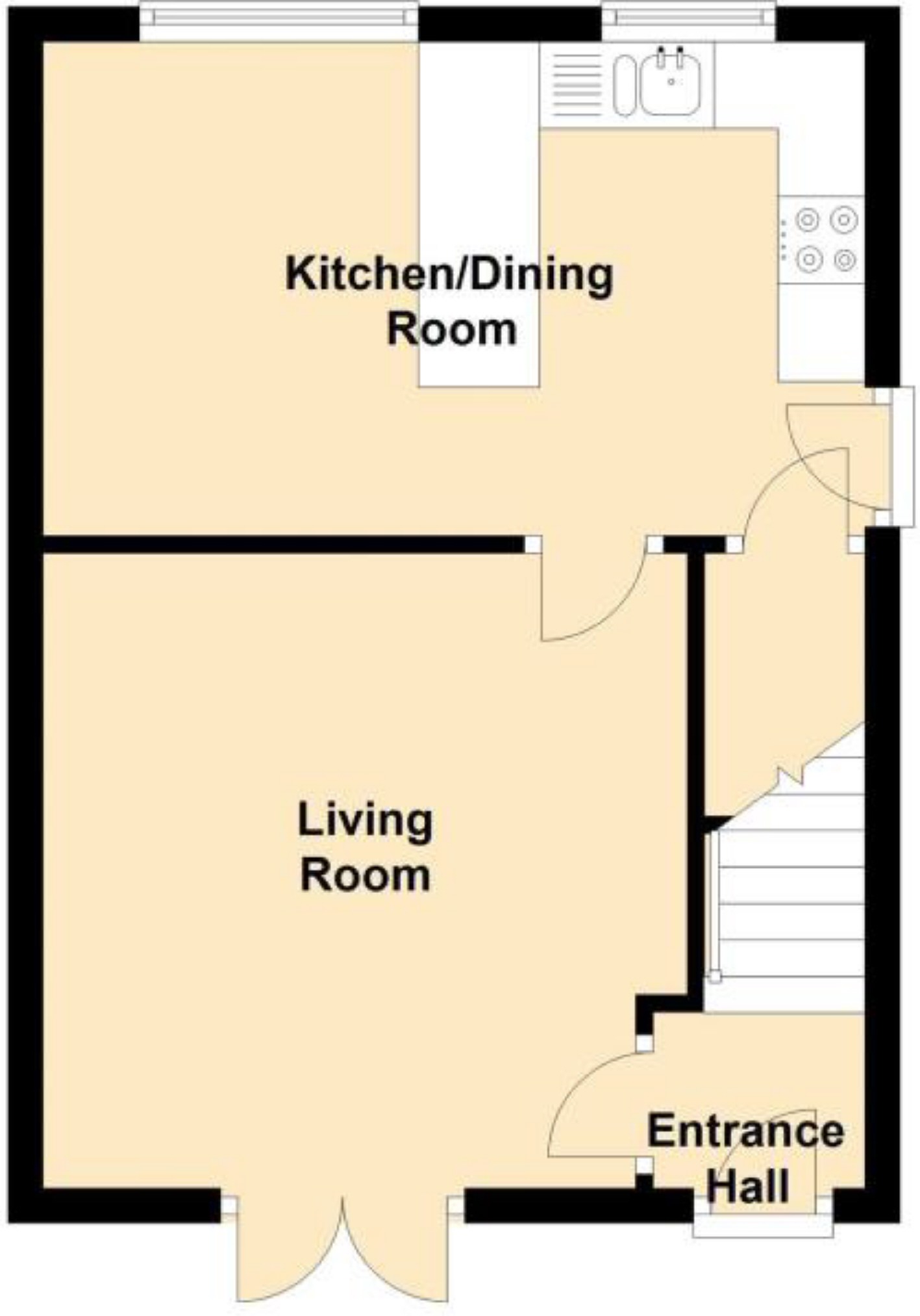 2 Bedrooms Semi-detached house for sale in Newbridge Road, Ambergate, Belper DE56