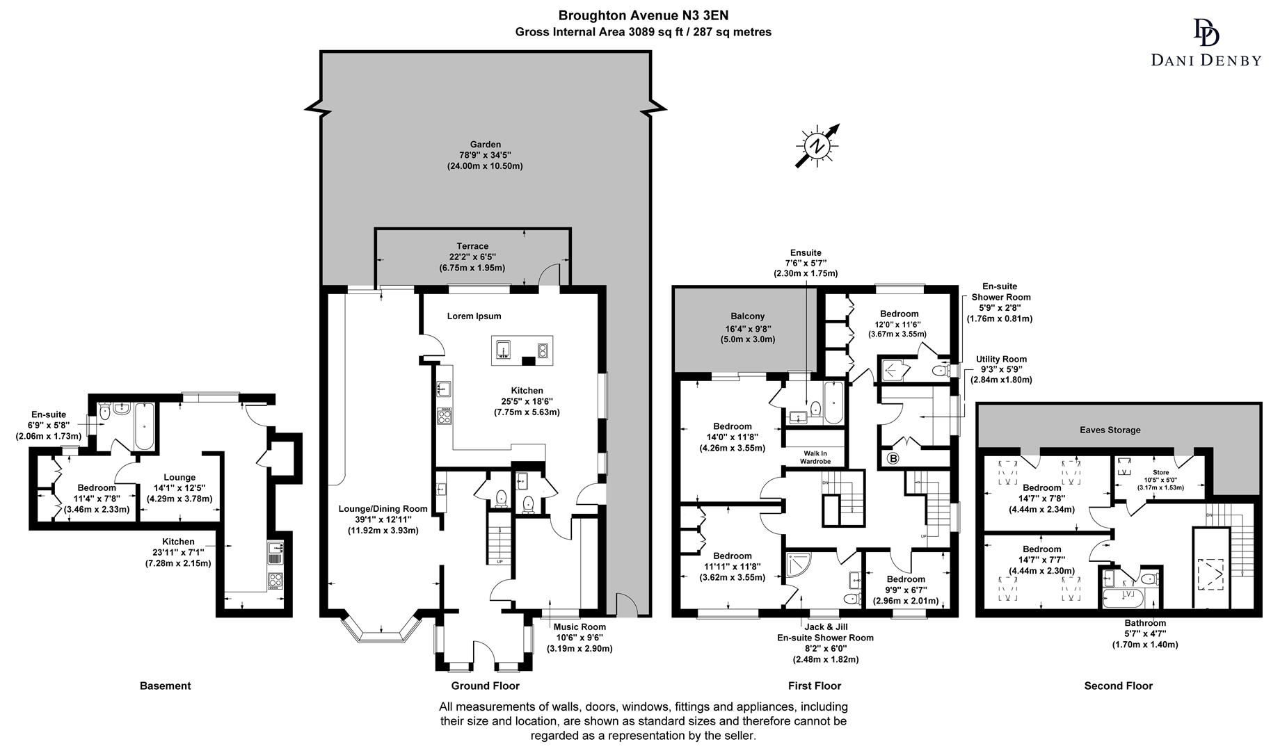 63, Broughton Avenue, London floorplan