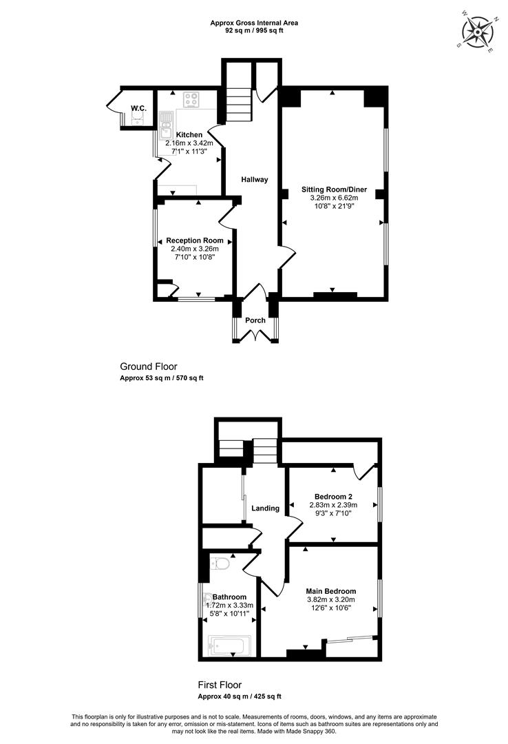 81, Higher Street, Blandford Forum floorplan