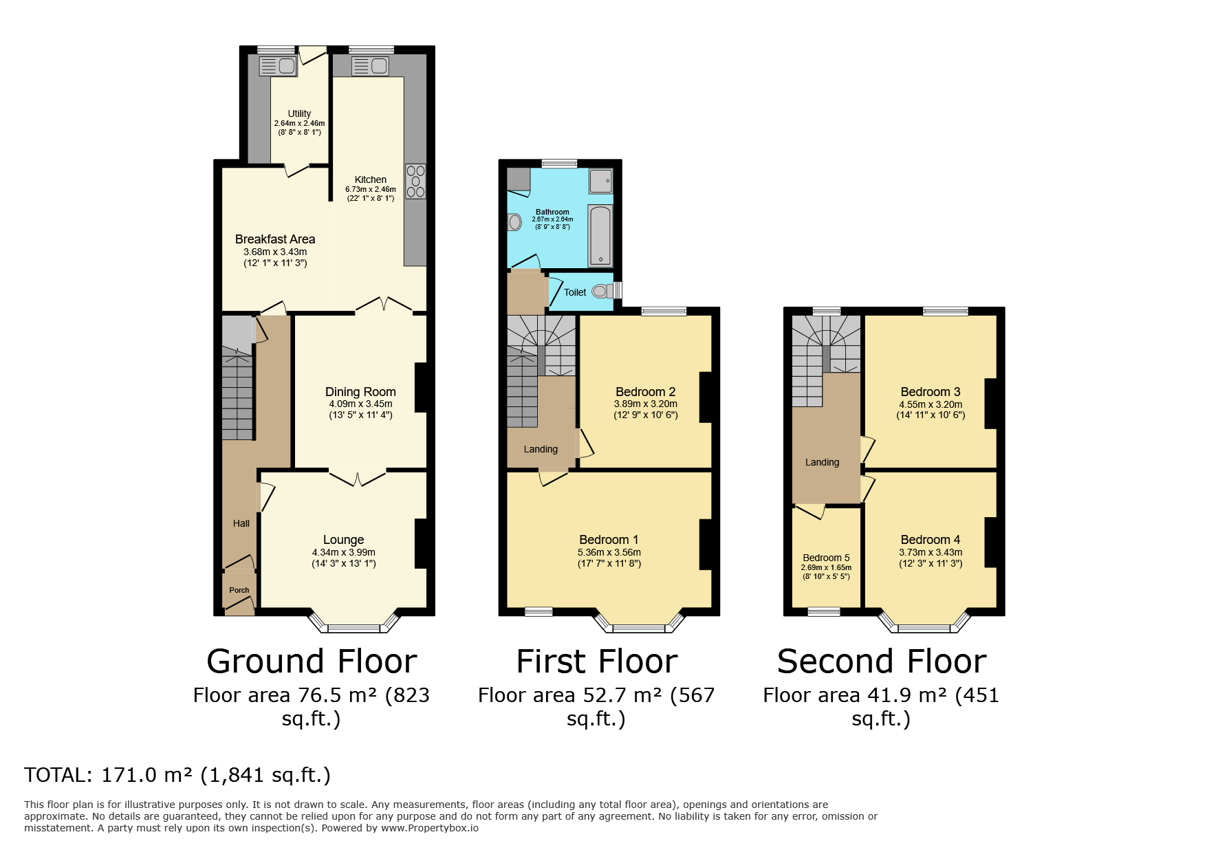 31, Prices Avenue, Margate floorplan