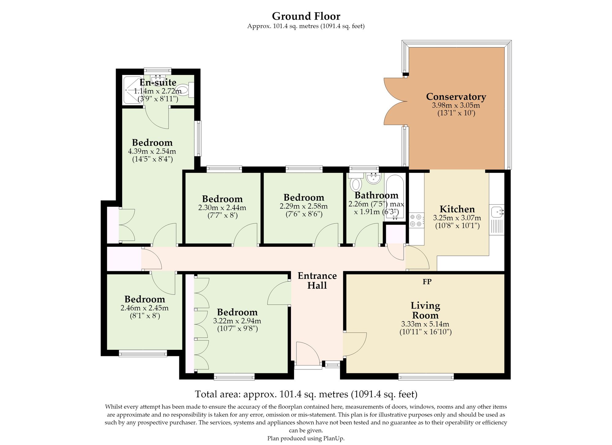 15 Swan Drive, Dereham floorplan