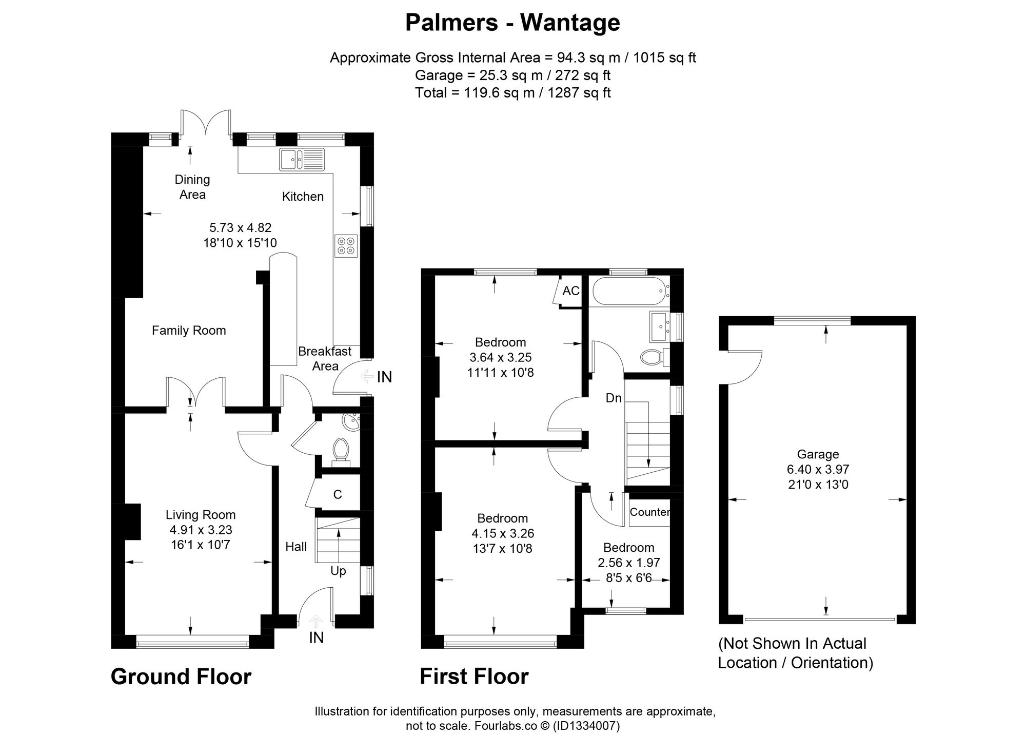 4 Palmers, Wantage floorplan