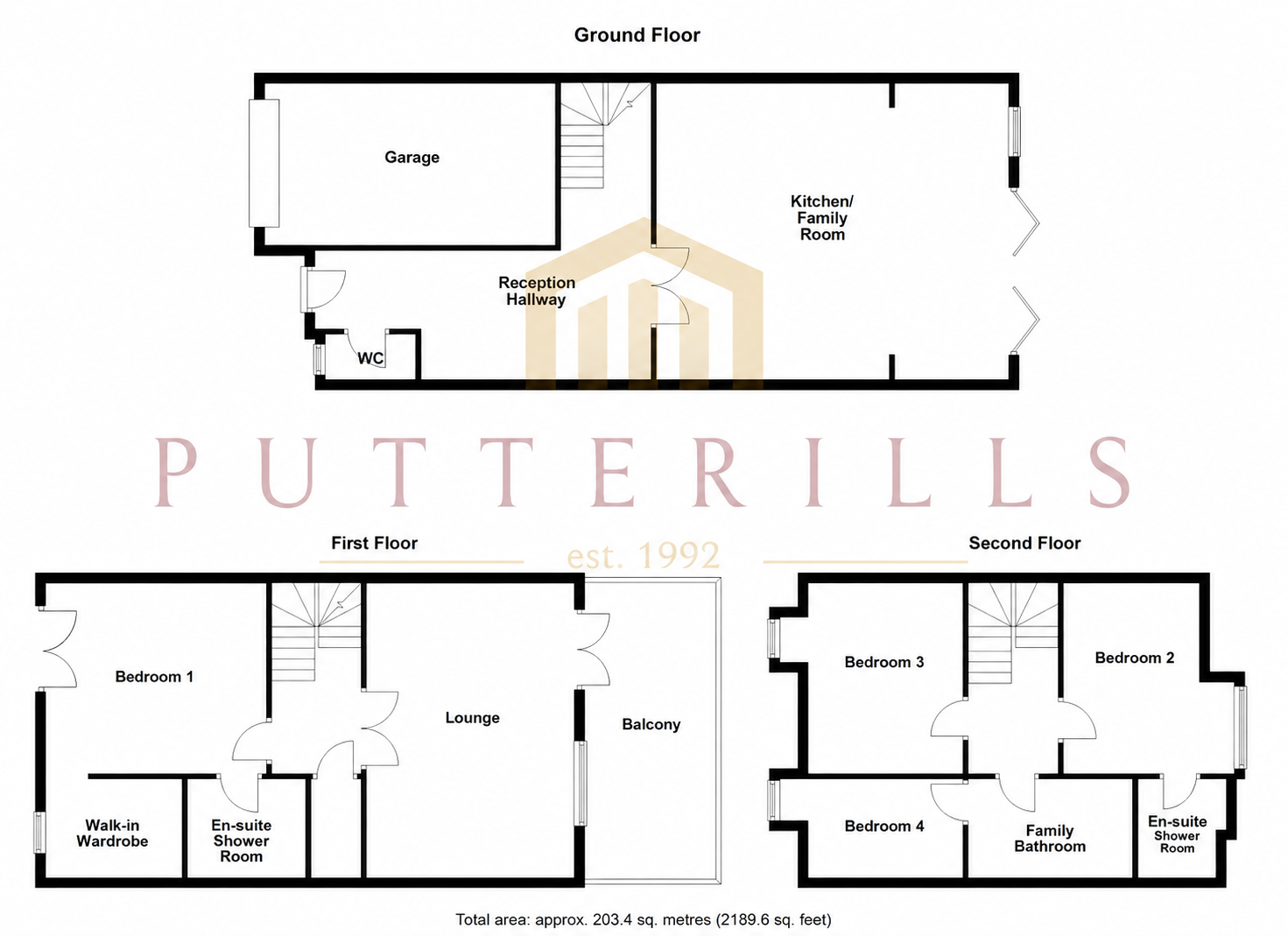 2 Regency Mews, 14, North Road, Hertfordshire floorplan