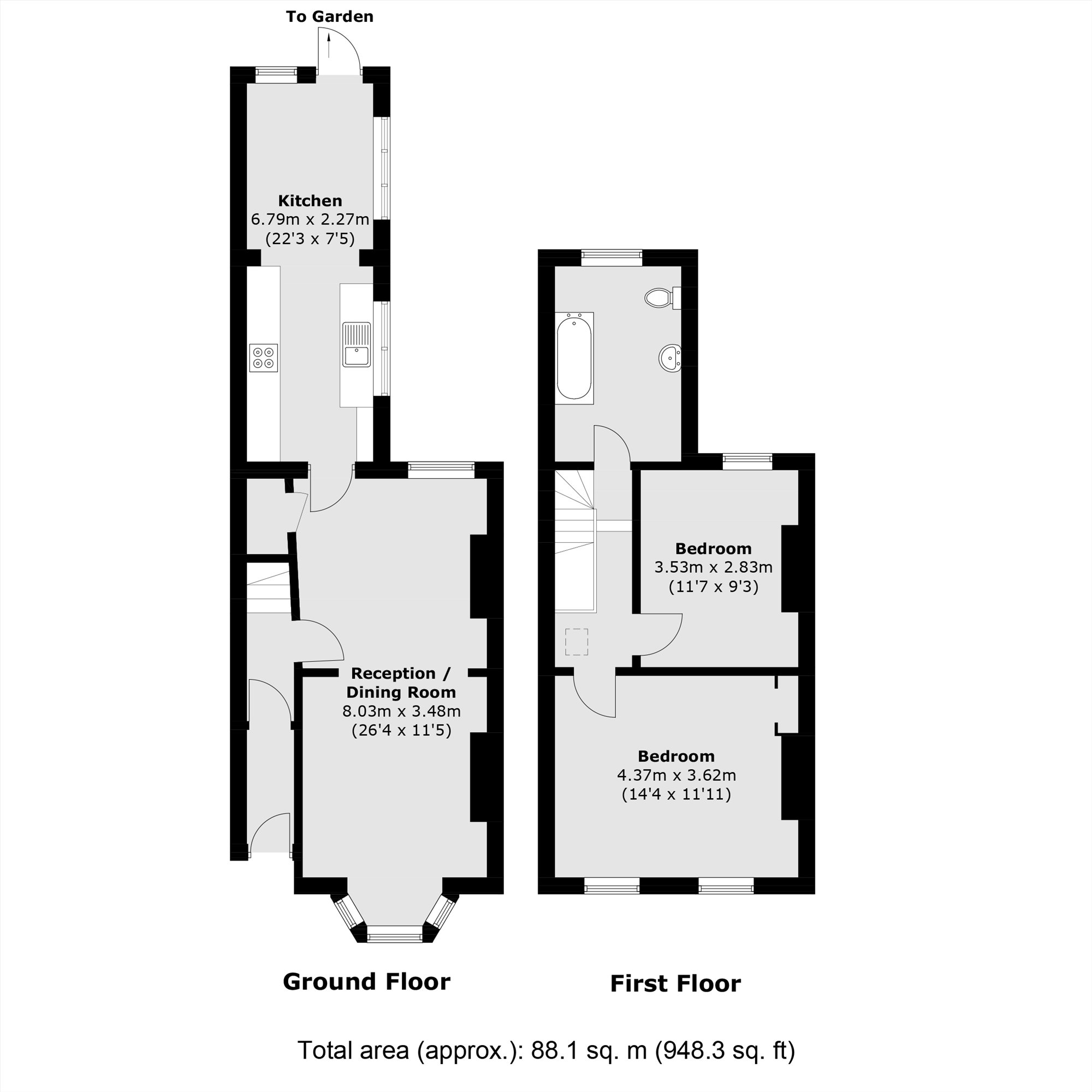 Marcilly Road, London floorplan