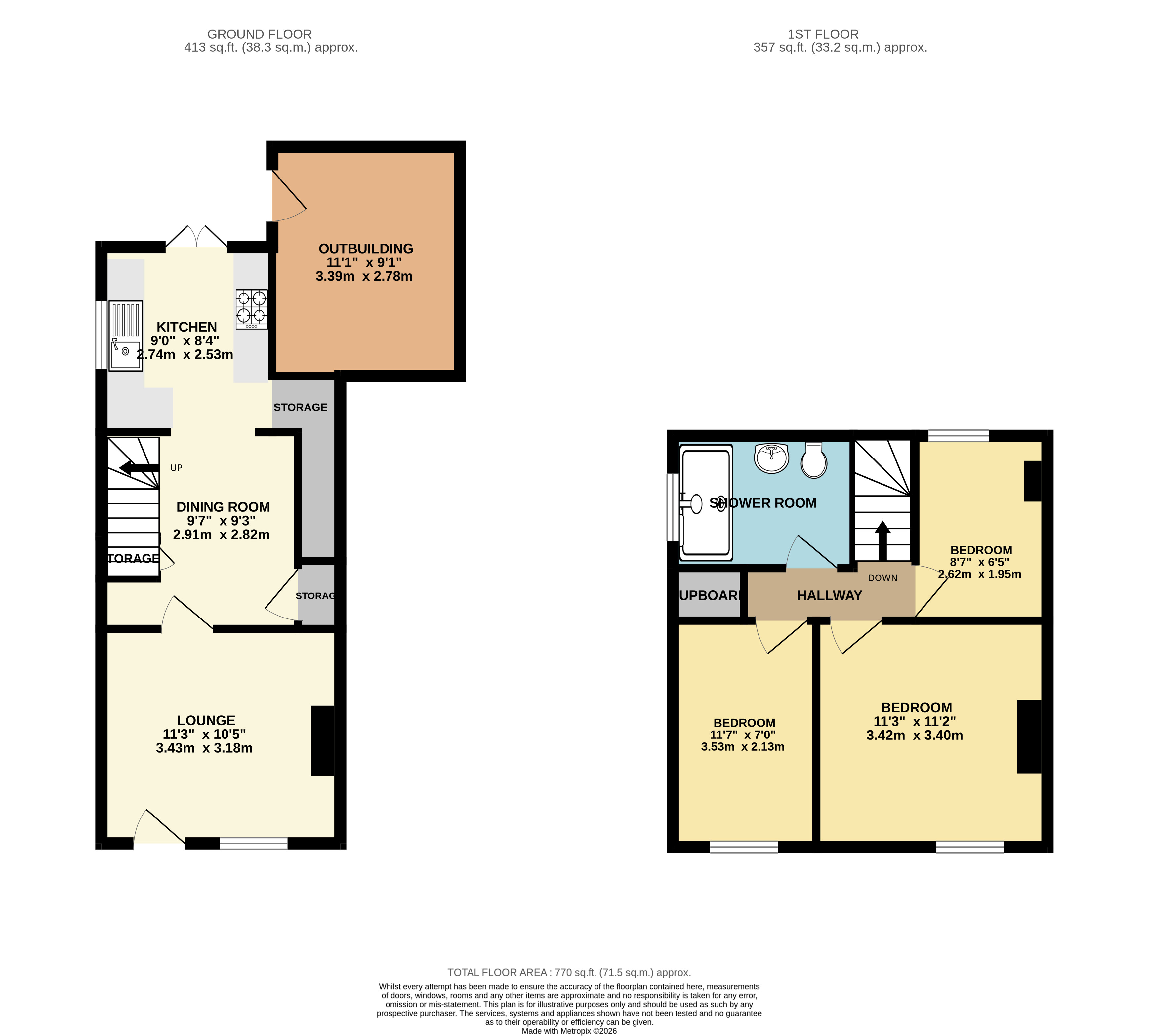 46, Westbury Leigh, Westbury floorplan