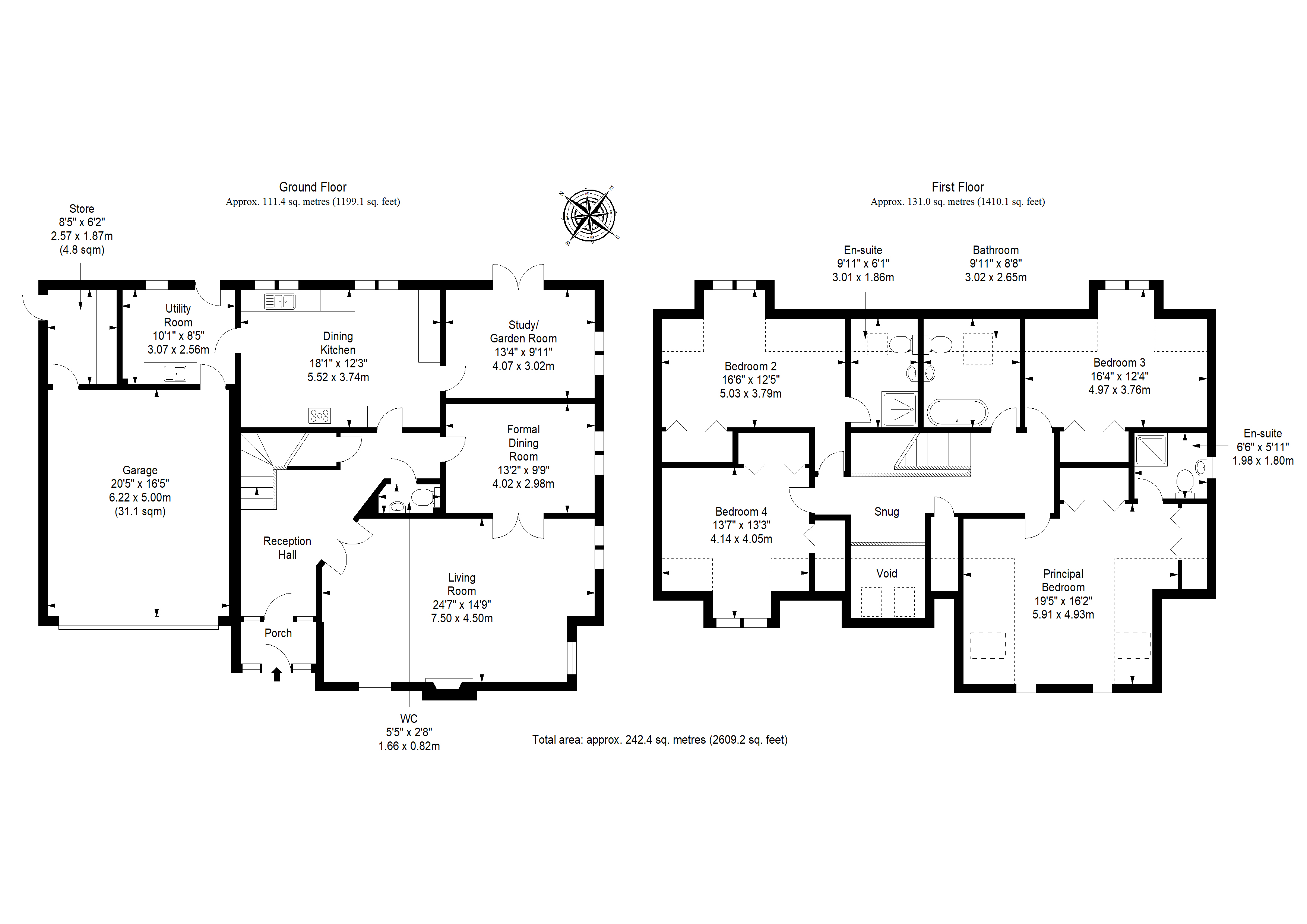 7, Broomlee Mains Court, West Linton floorplan