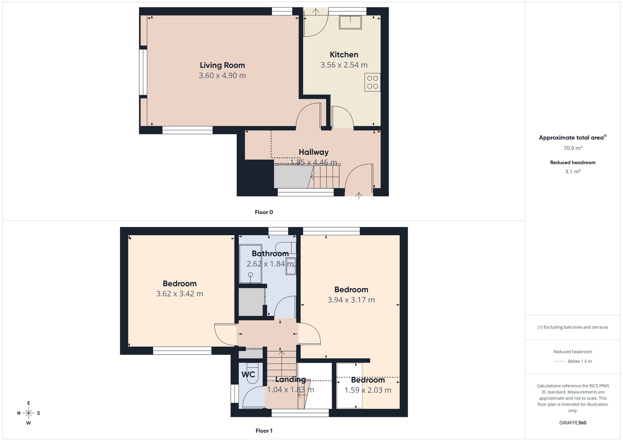 9 Cedars Green, Gateshead floorplan