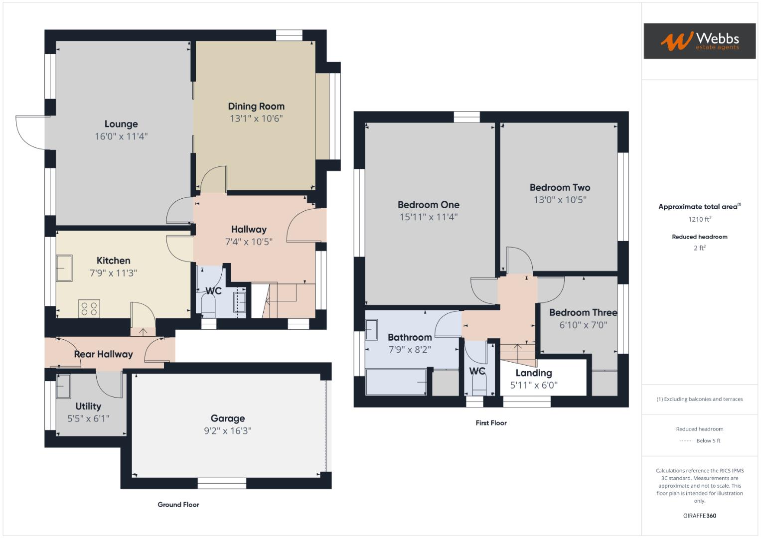 3, Poplar Lane, Shoal Hill, Cannock floorplan