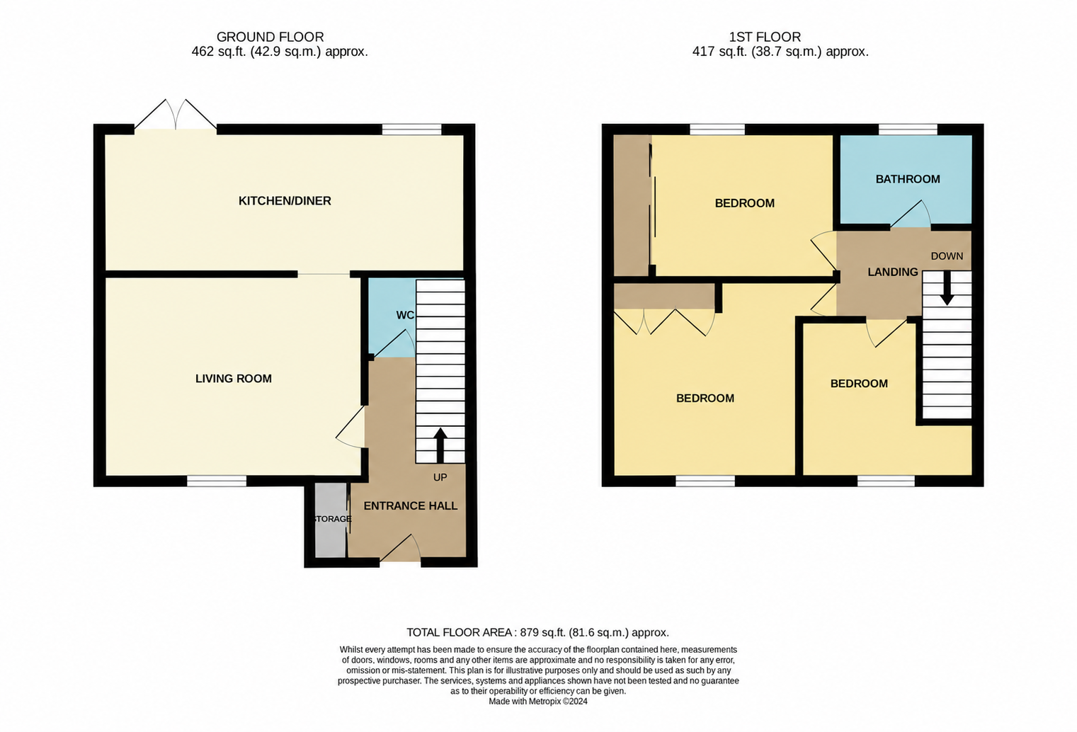 83, Pennymead, Essex floorplan