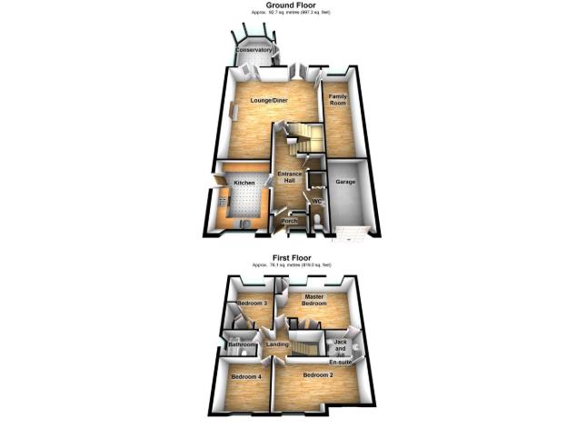 18, East House Drive, Atherstone floorplan
