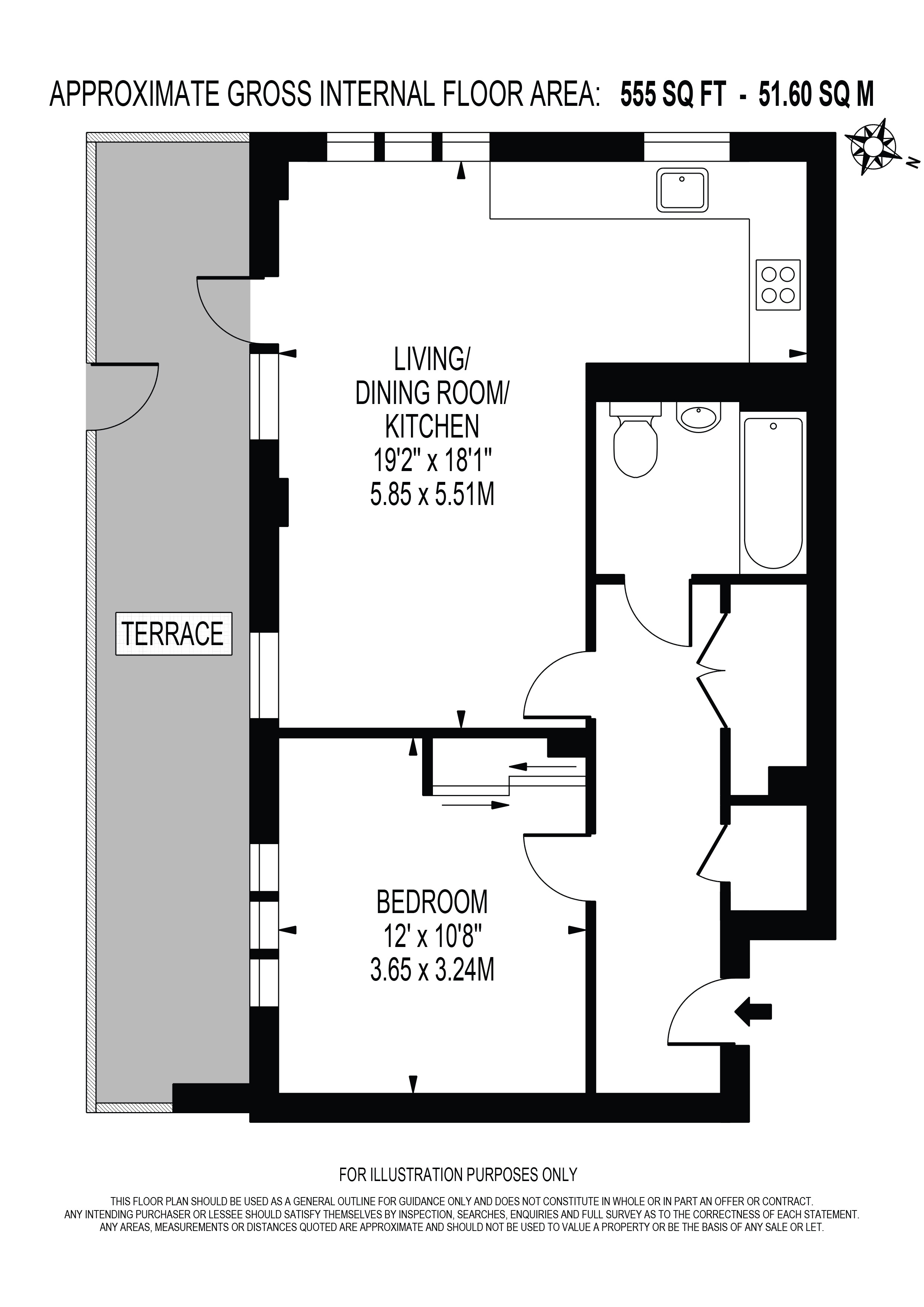 Plot 1 3 Riviera House, Twickenham Square, London floorplan