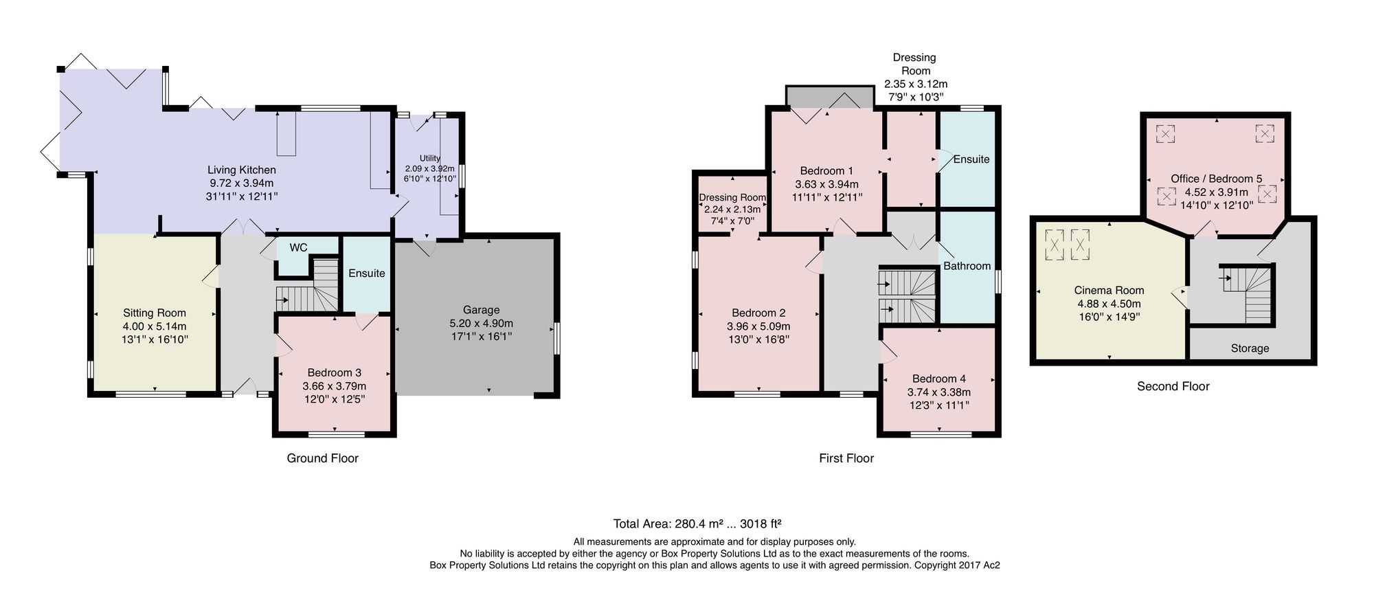 1a Harlow Oval, Harrogate floorplan