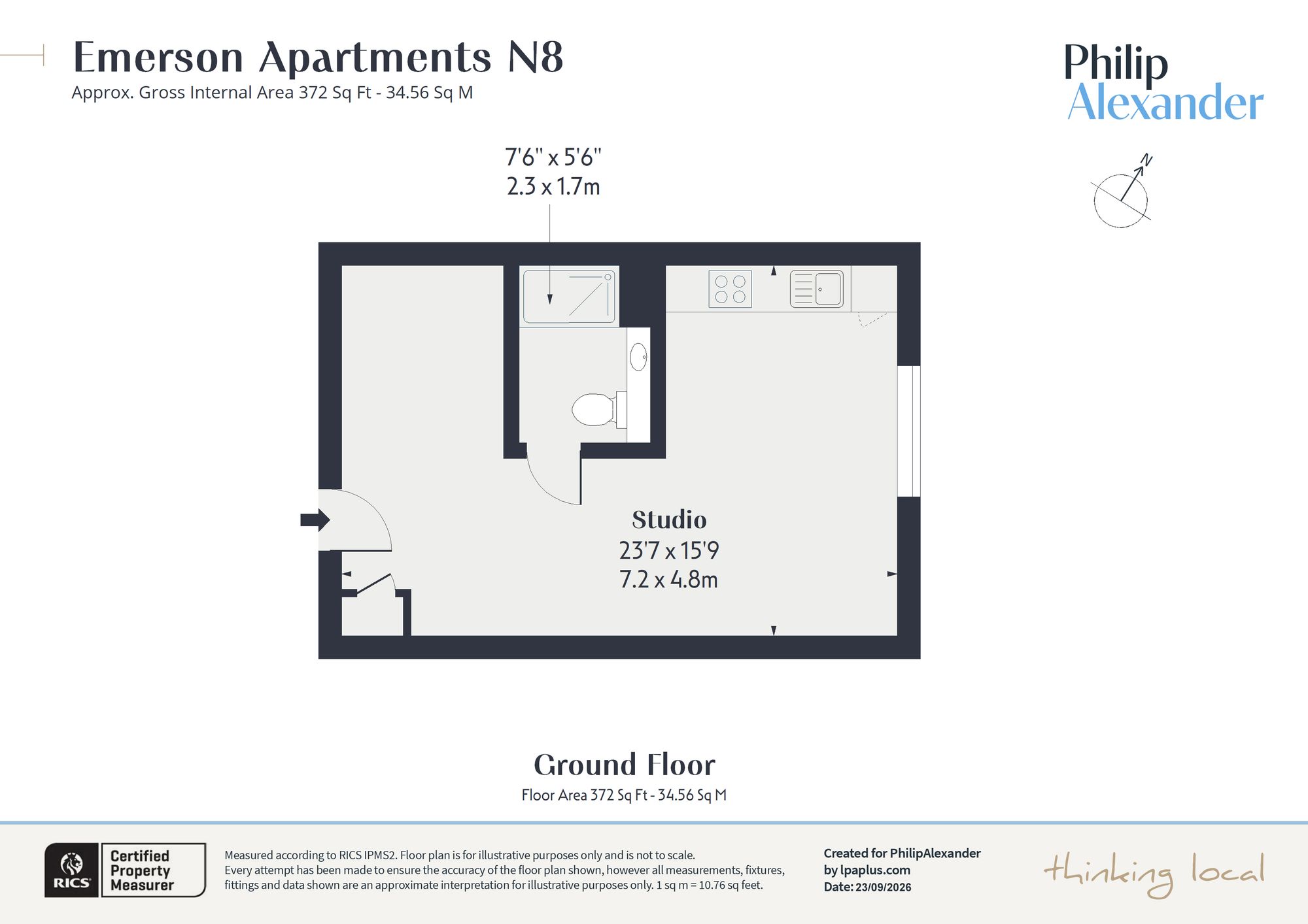 17 Emerson Apts Chadwell Lane, London, London floorplan