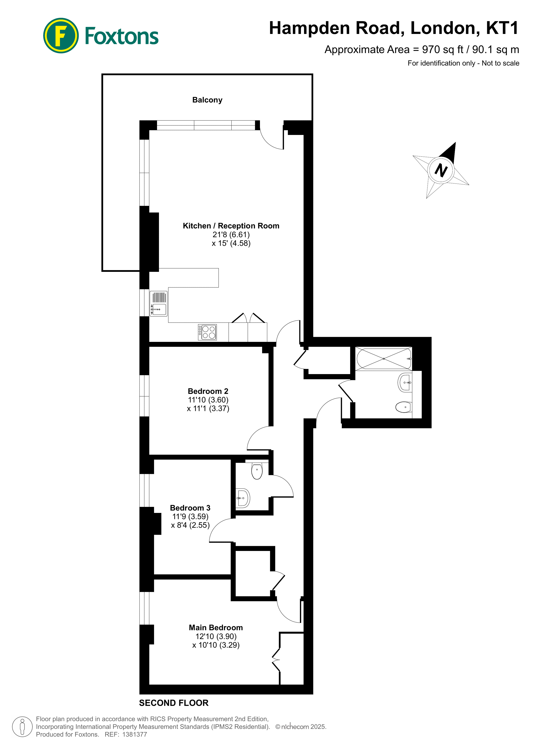 Hampden Road, Kingston floorplan