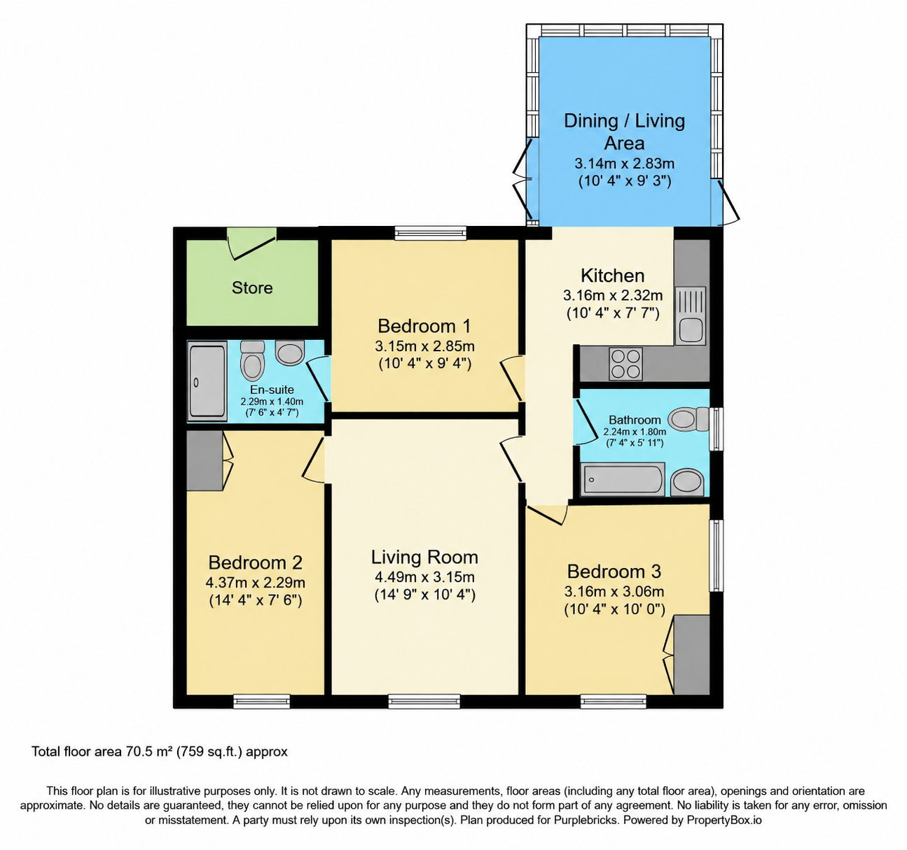 34, The Close, Sturton By Stow, Lincoln floorplan