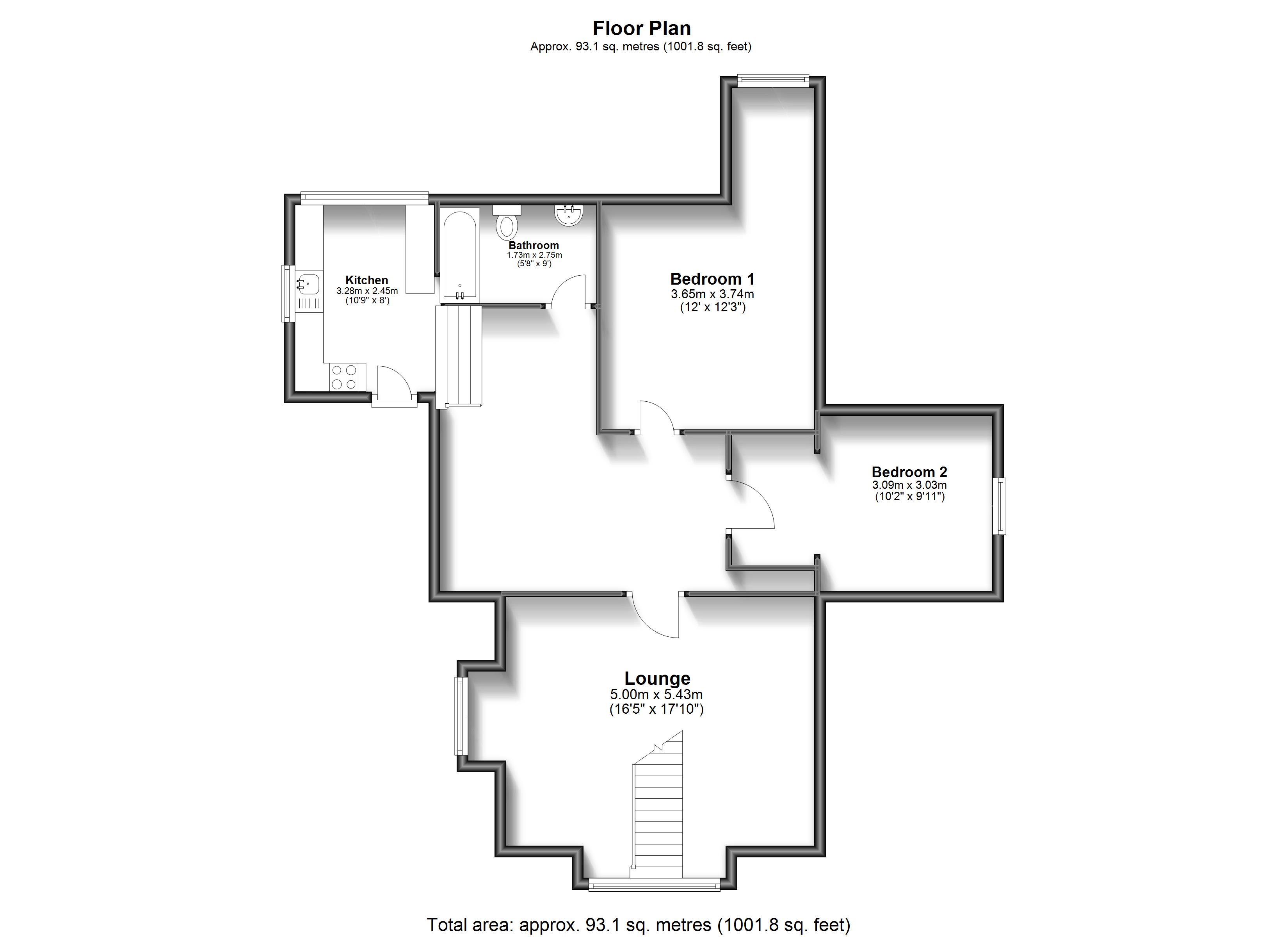 Dry Hill Road, Tonbridge TN9, 2 bedroom flat to rent 63463929