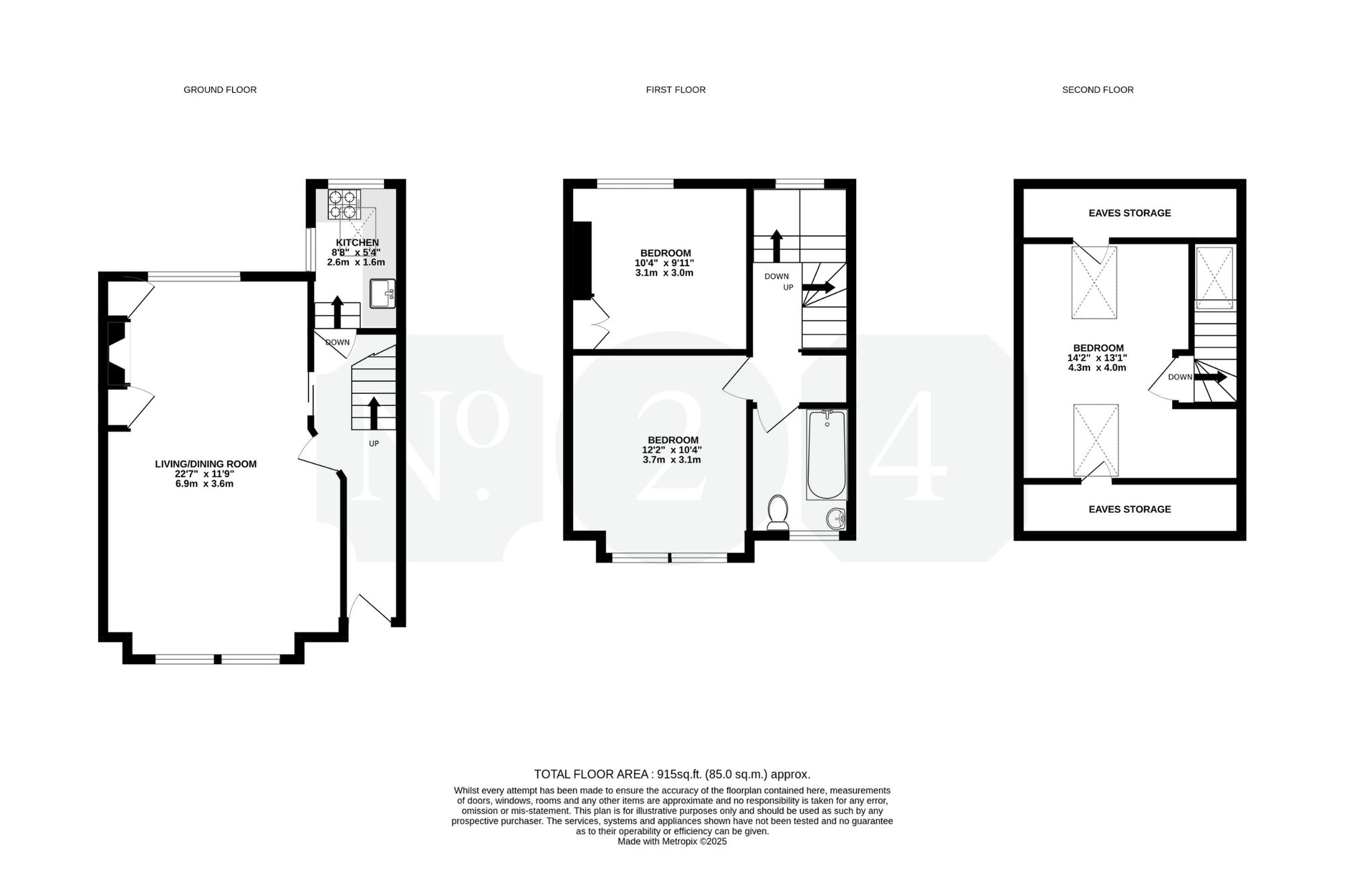 43, Rugby Place, East Sussex floorplan
