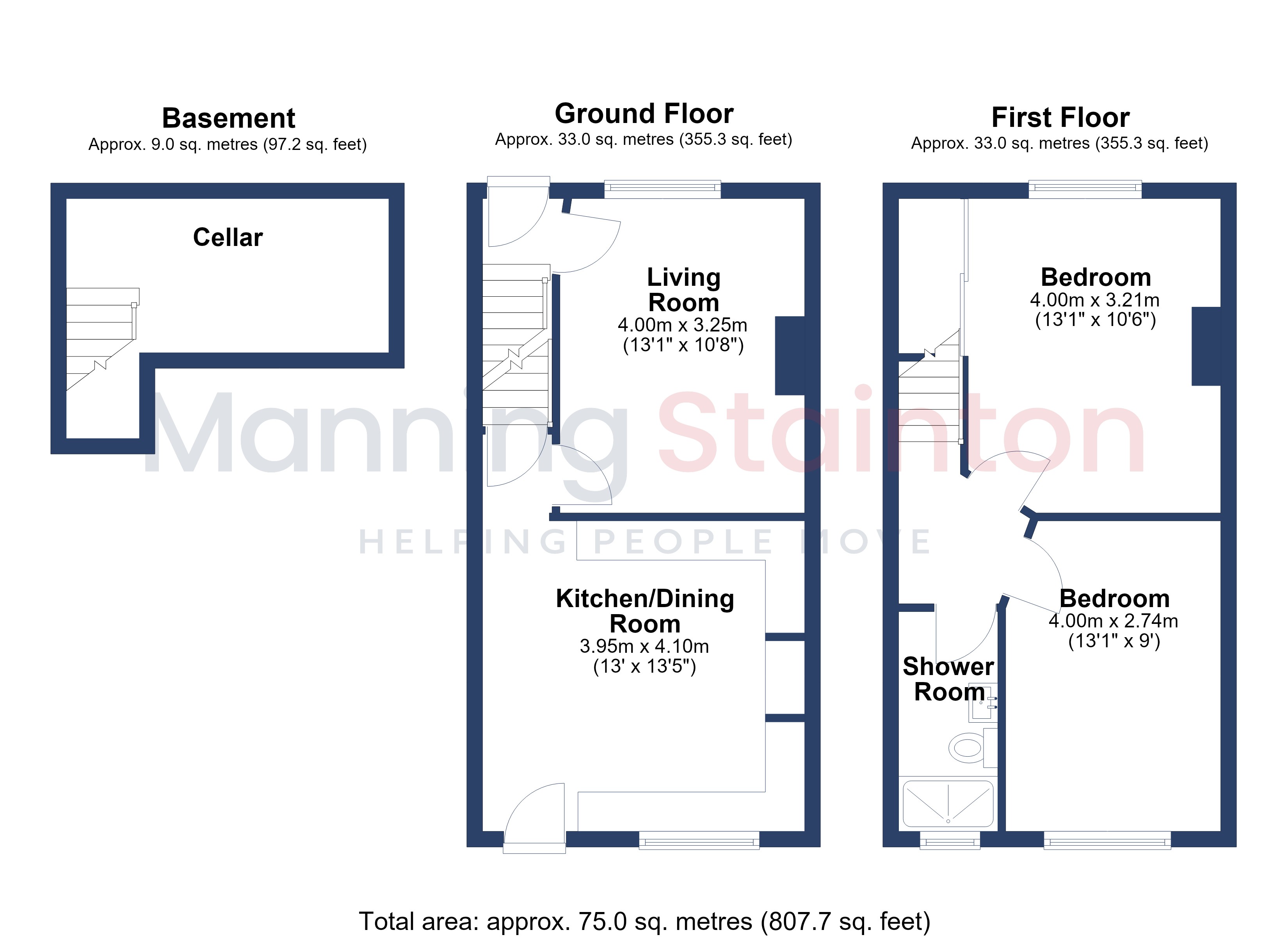 48, Yewdall Road, Leeds floorplan
