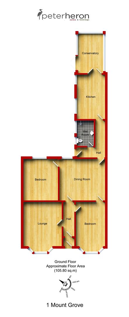 1, Mount Grove, Sunderland floorplan
