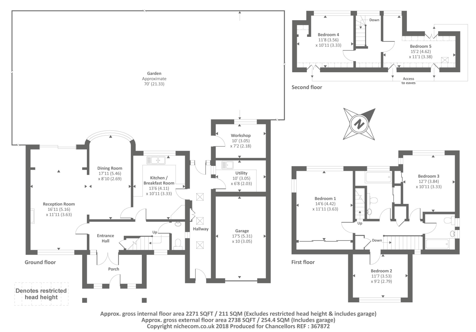 5 Bedrooms Detached house for sale in High Wycombe, Buckinghamshire HP13