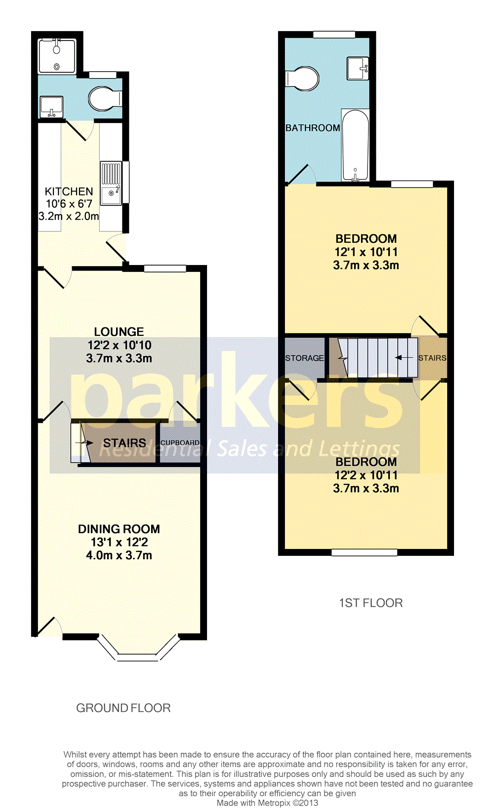 2 Bedrooms Terraced house to rent in Lower Field Road, Reading, Berkshire RG1