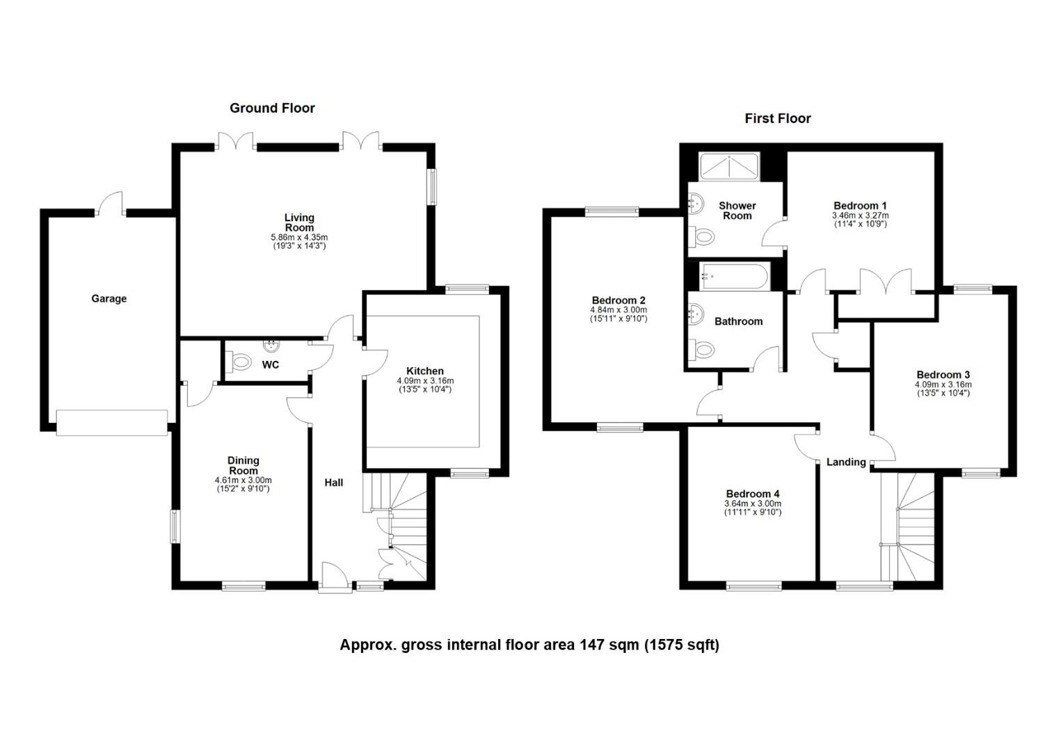2, Greenhedges, Stapleford, Cambridge floorplan
