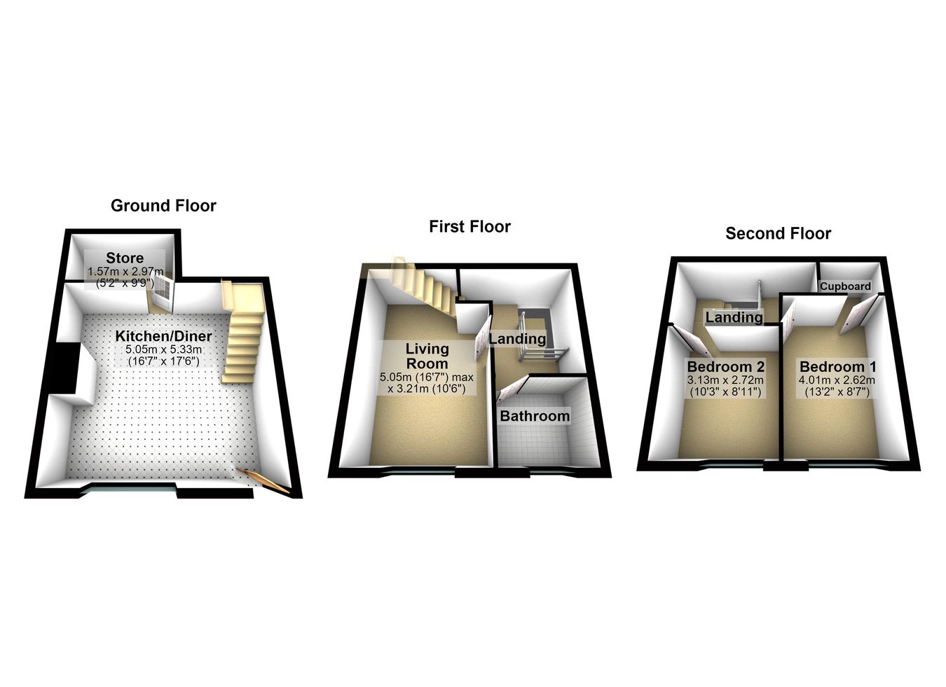 132 The Rock, Gillroyd Lane, Huddersfield floorplan