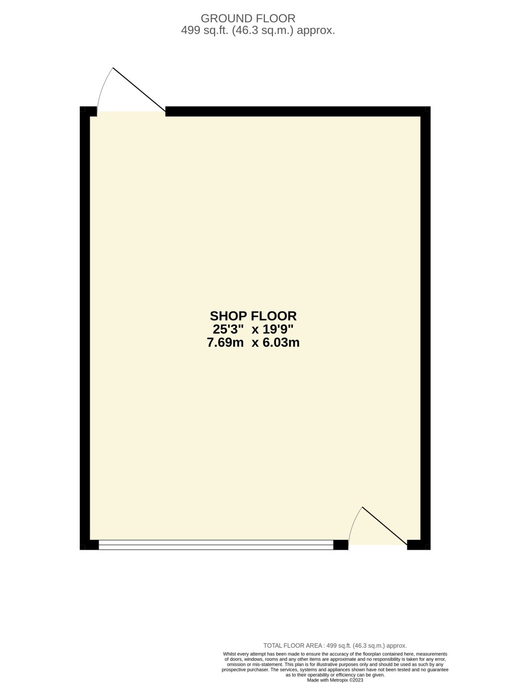 Unit, 16 The Market Place, Blackwood floorplan
