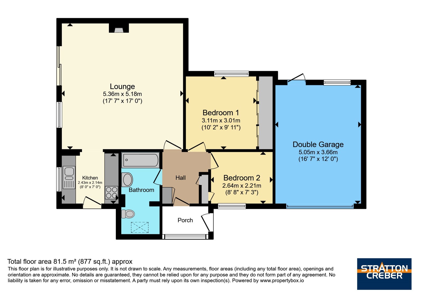 1, Venland Close, Liskeard floorplan