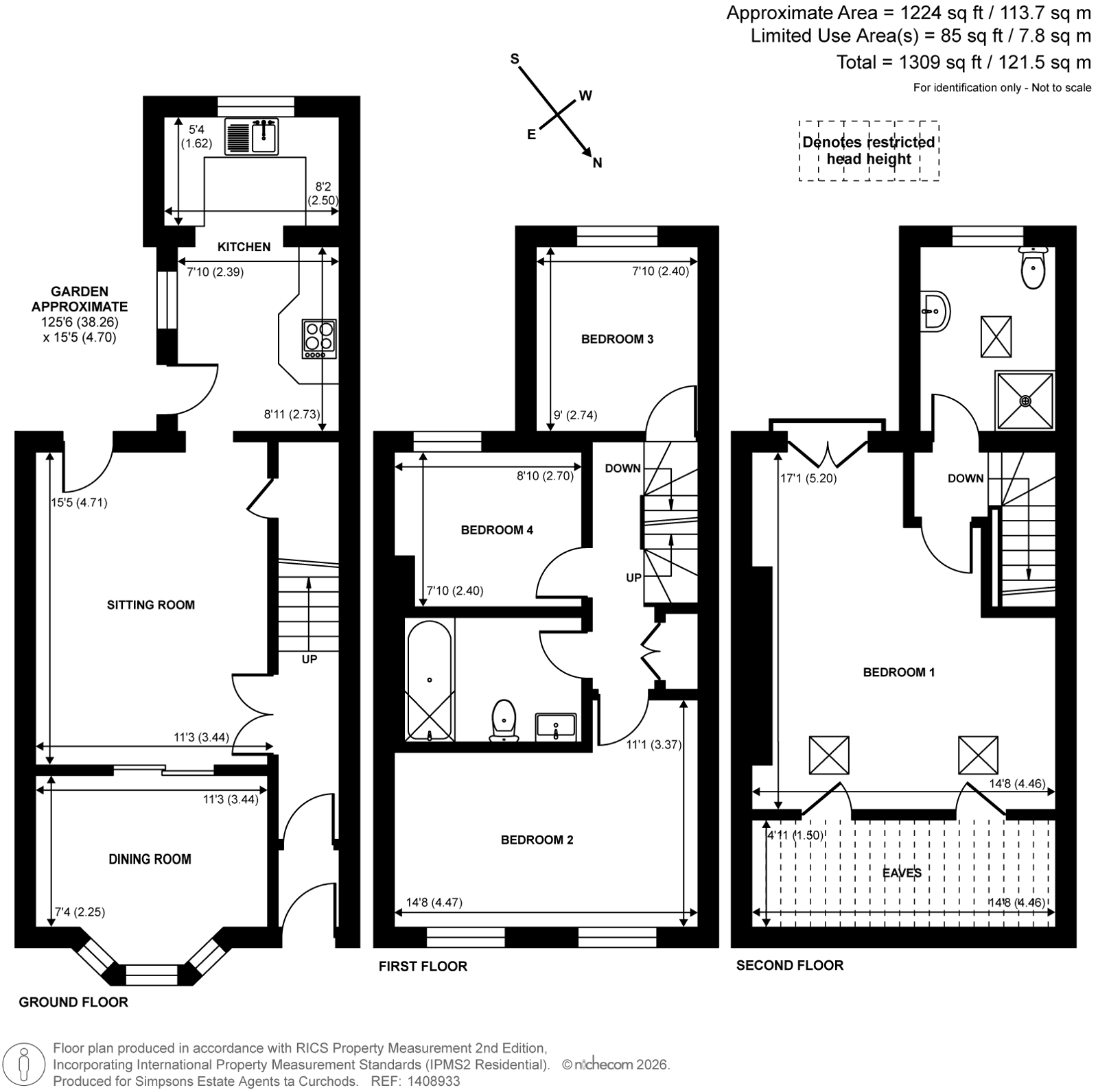 19, Tilt Road, Cobham floorplan