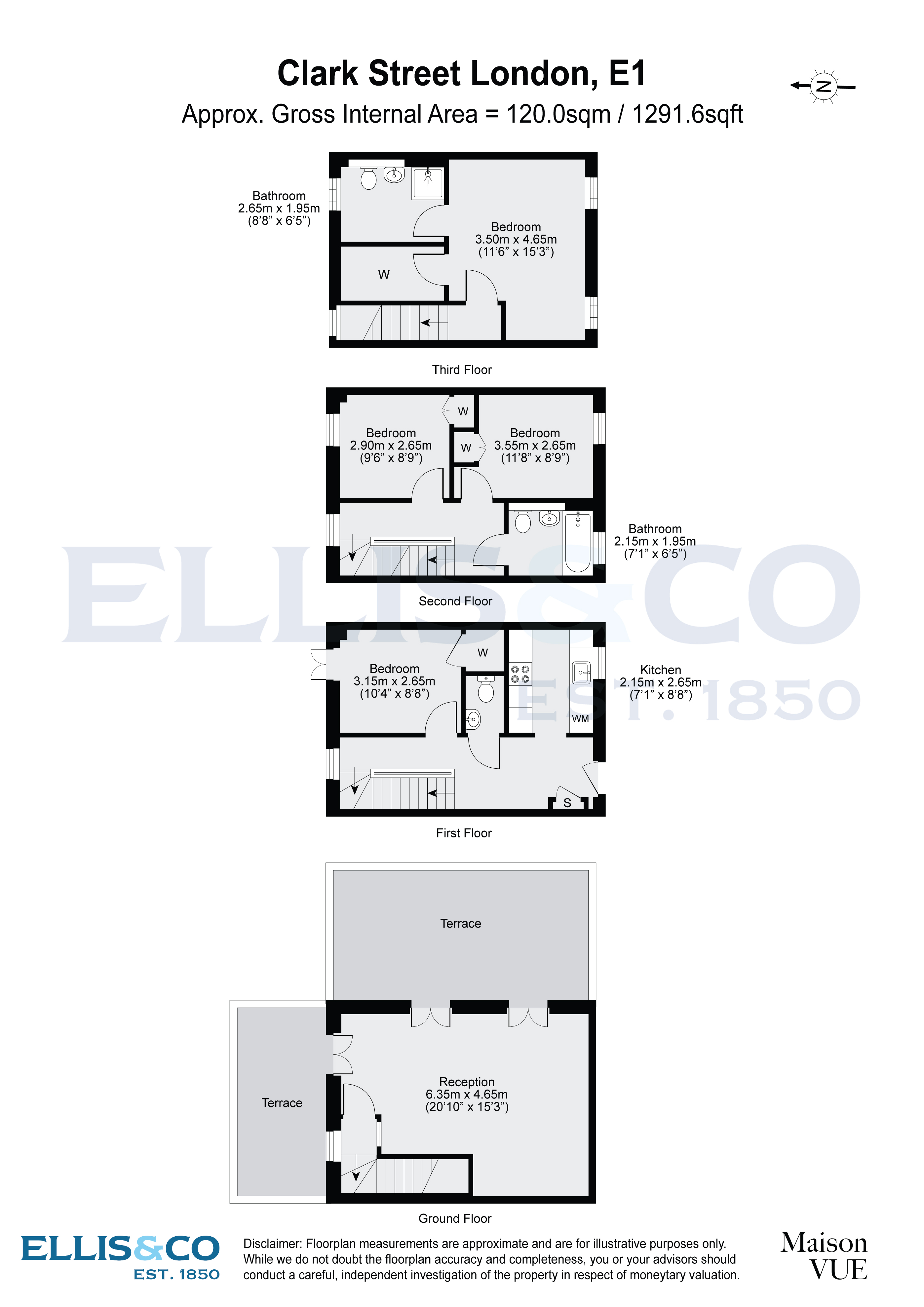 15b, Clark Street, London floorplan