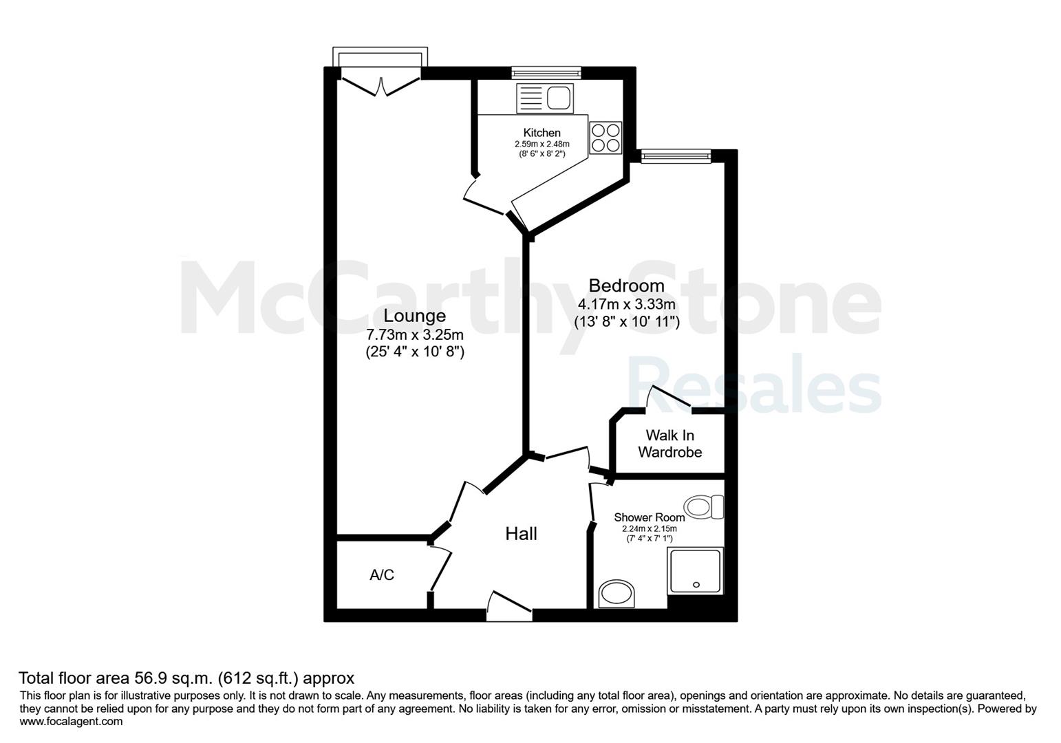 20 Roslyn Court, Lisle Lane, Ely floorplan
