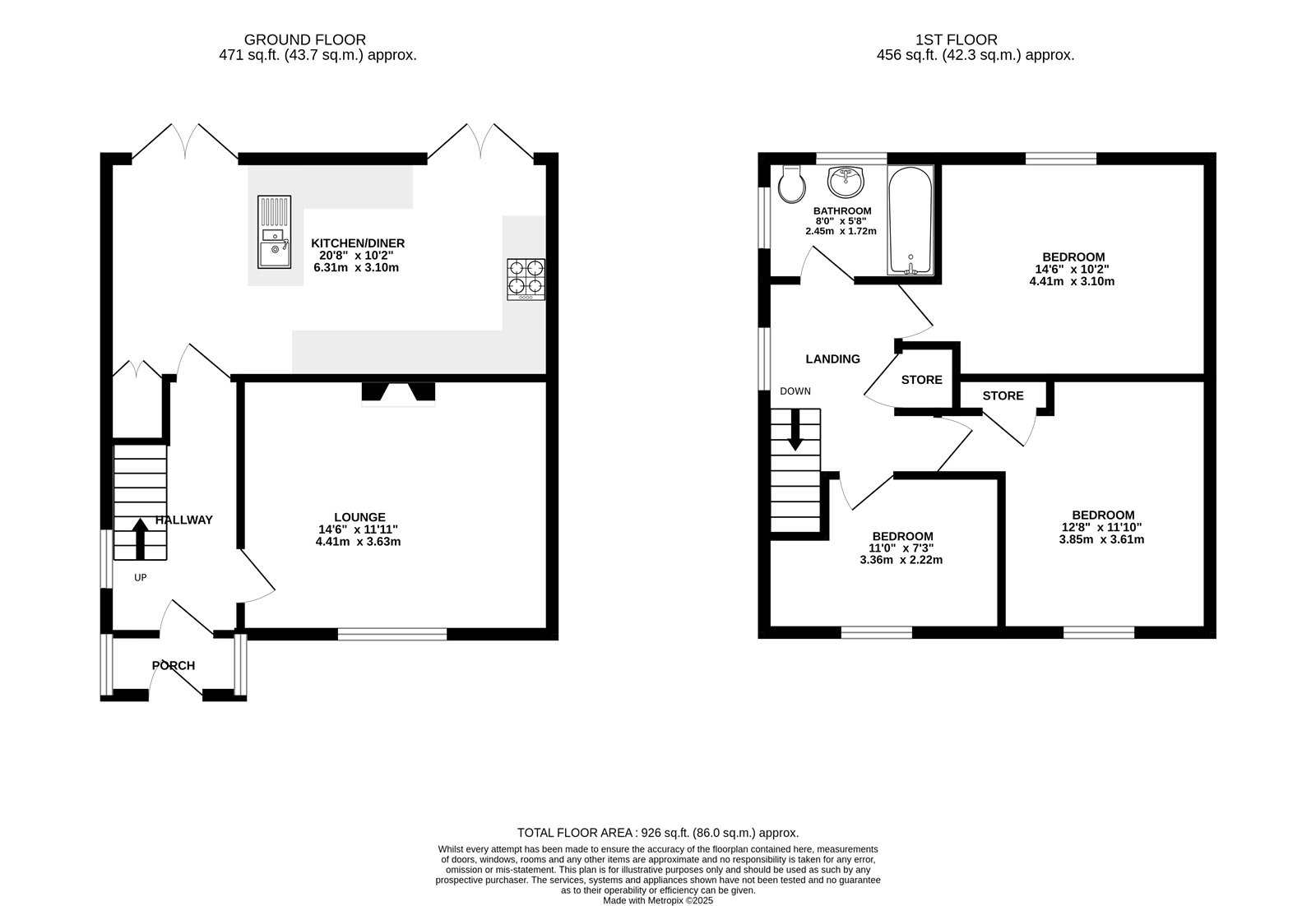 5, Sharphill Road, Nottingham floorplan