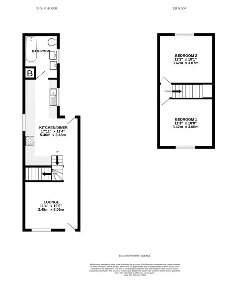 Grovehurst Road, Sittingbourne floorplan