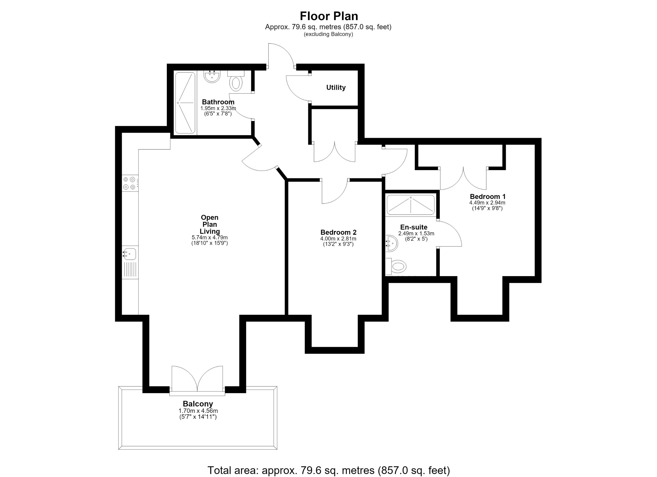 Flat 25, The Pavilion, 10, Victory Gardens, Reading floorplan