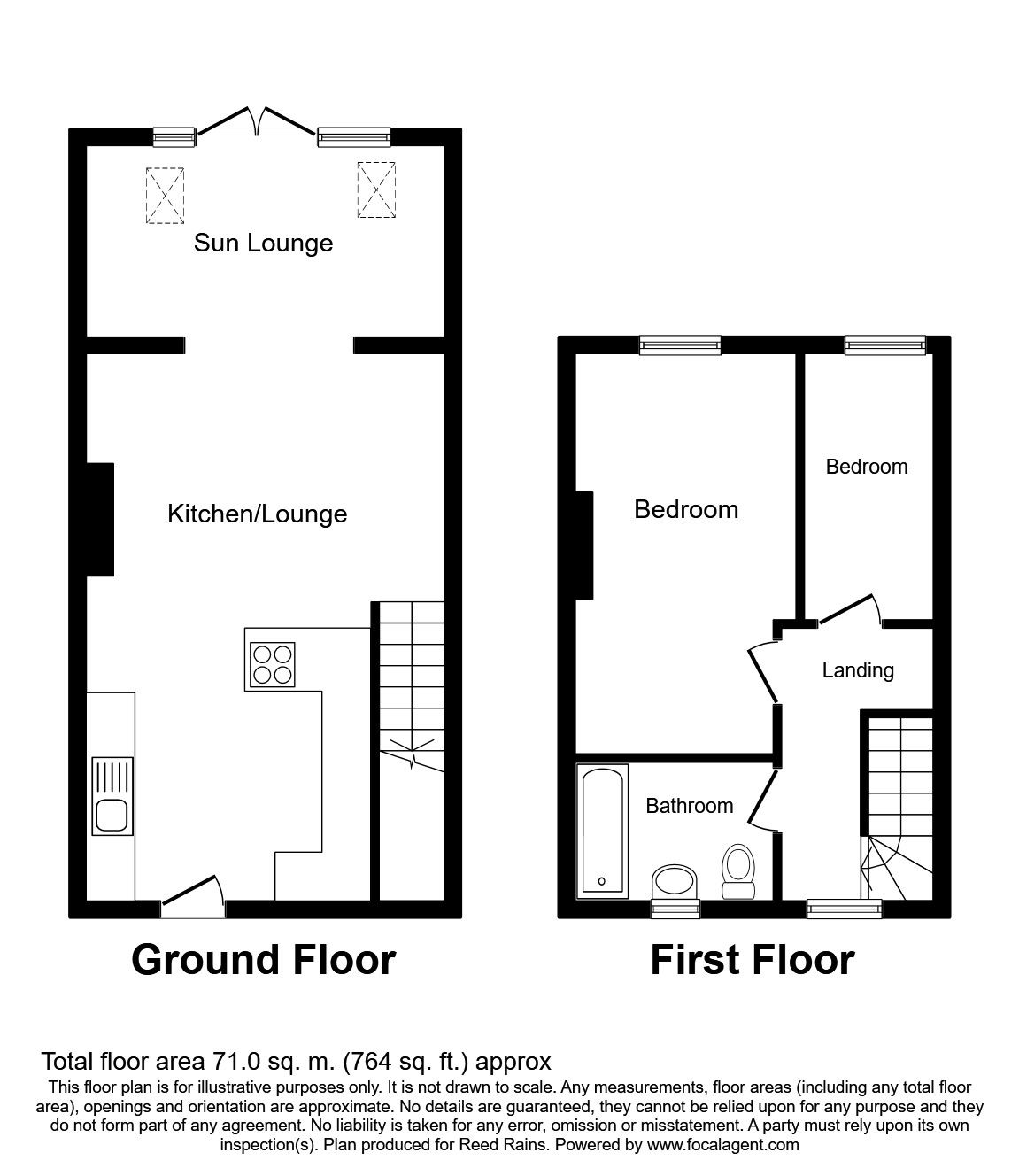 2 Bedrooms Terraced house for sale in Warburton, Emley, Huddersfield HD8