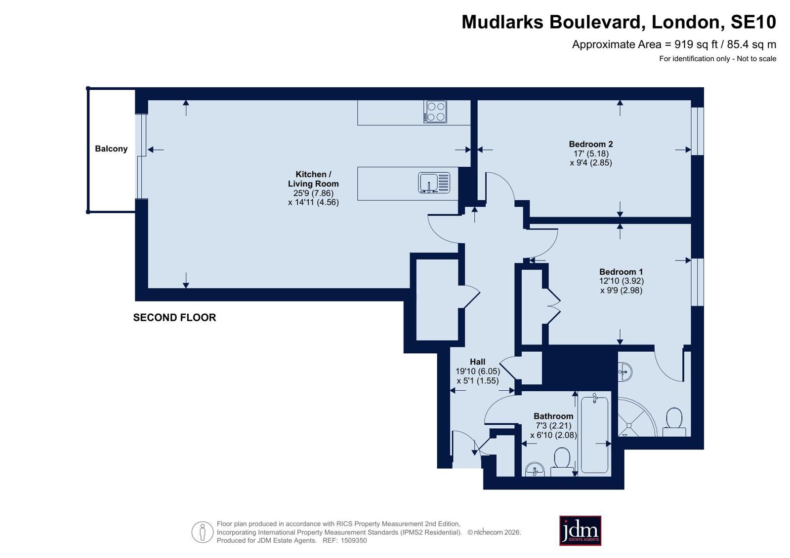 Flat 205, Maurer Court,, Mudlarks Boulevard, London floorplan