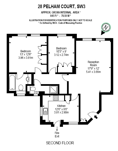 2 Bedrooms Flat to rent in Pelham Court, Fulham Road, London SW3