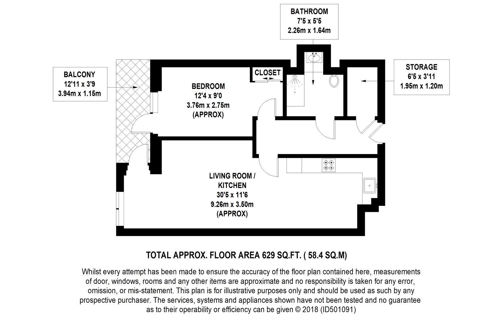 1 Bedrooms Flat for sale in Glenbrook Apartments, 85 Glenthorne Road W6