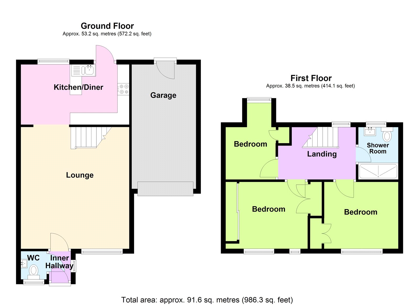 18, Fremantle Close, Chelmsford floorplan