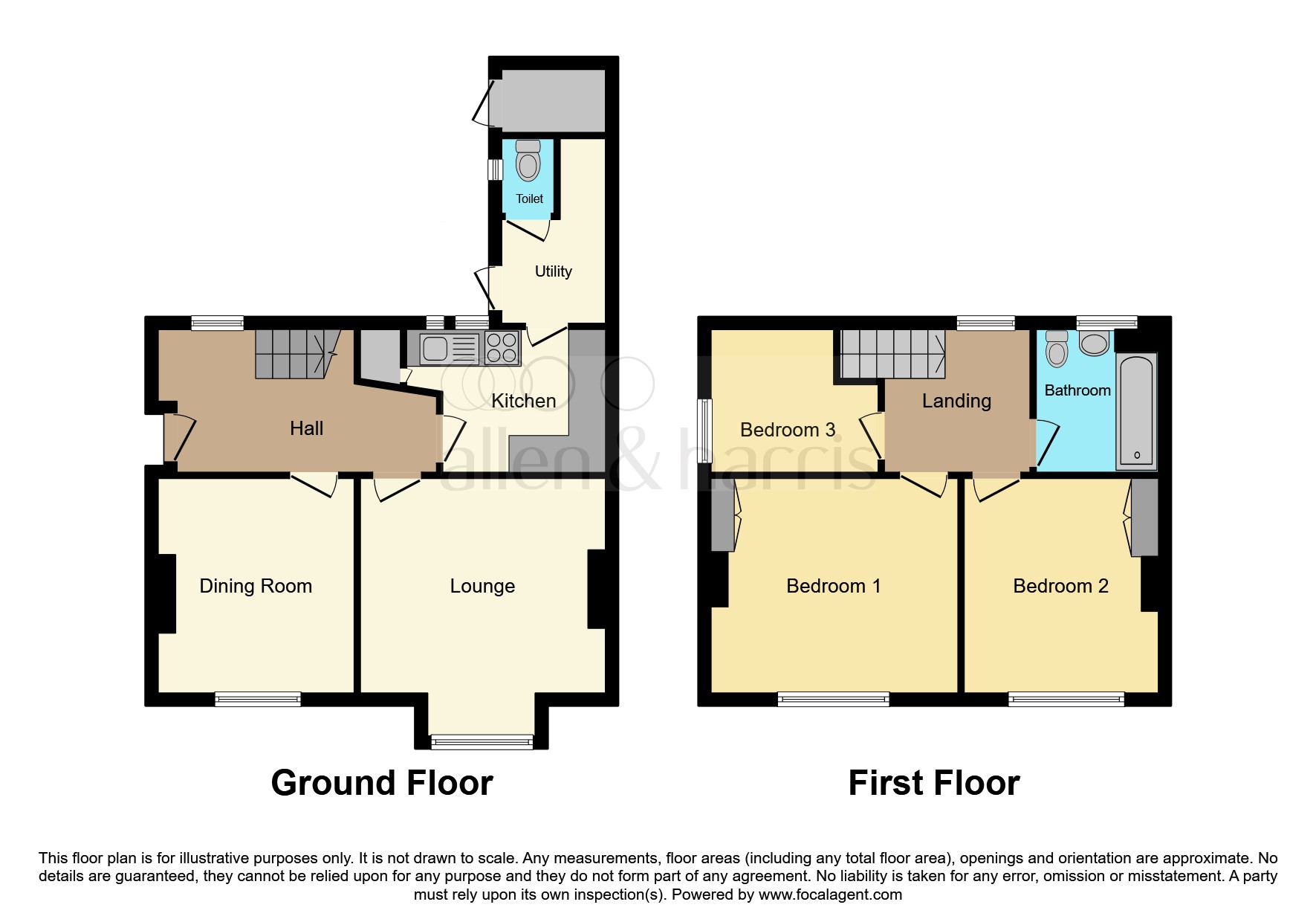 65, Laburnum Way, Penarth floorplan