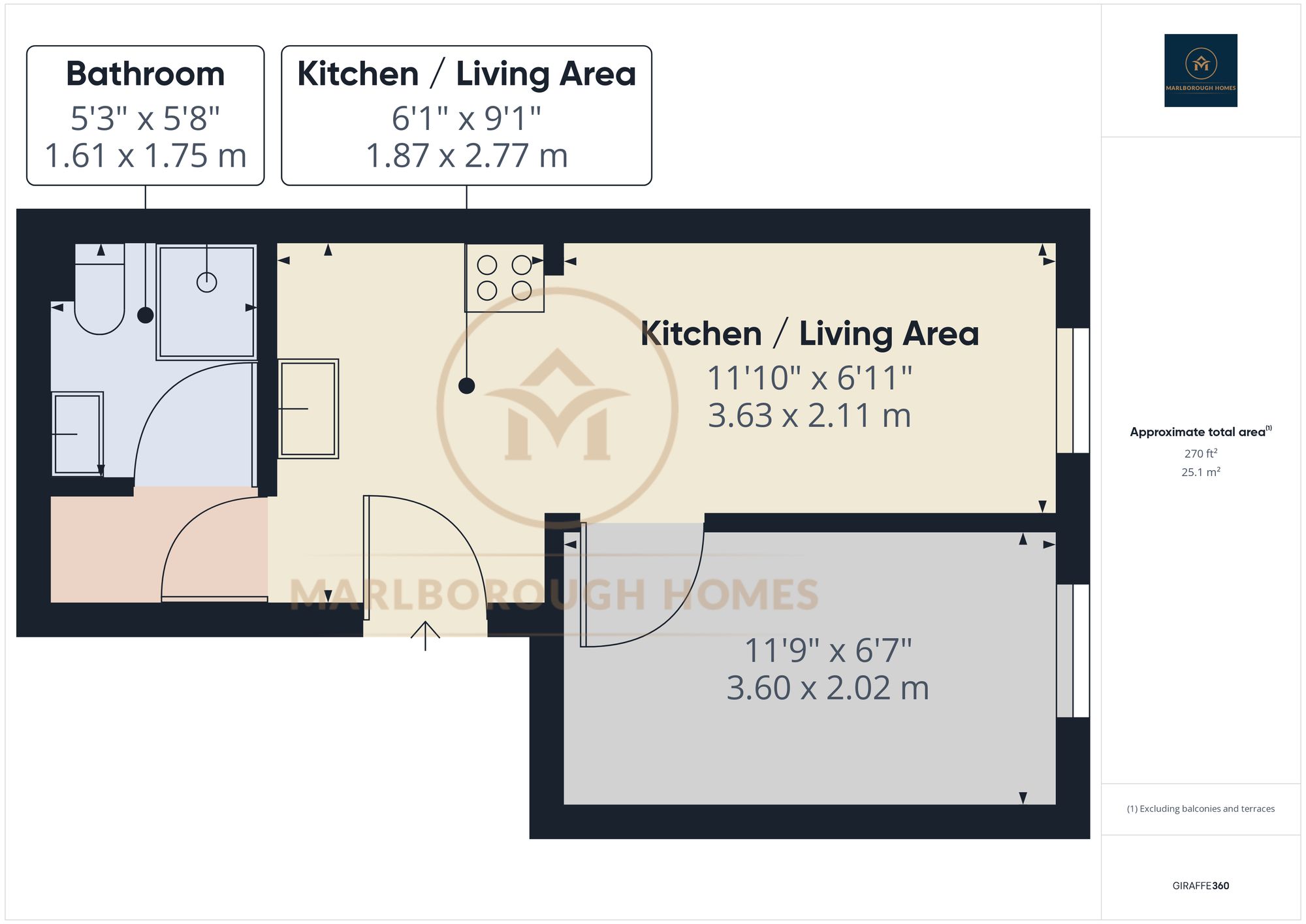 Flat 2, 33 Barnabas Road, London floorplan