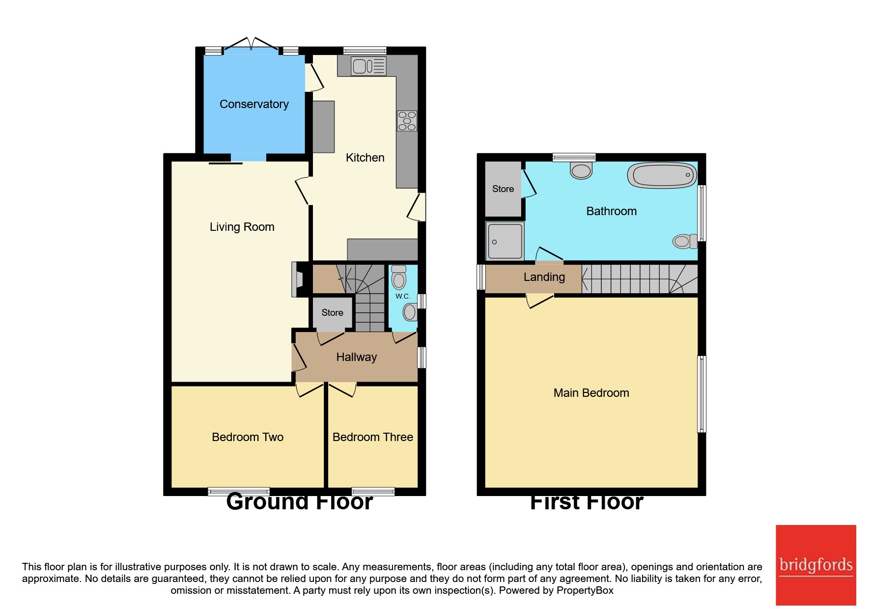 Hillside Road, Leek floorplan