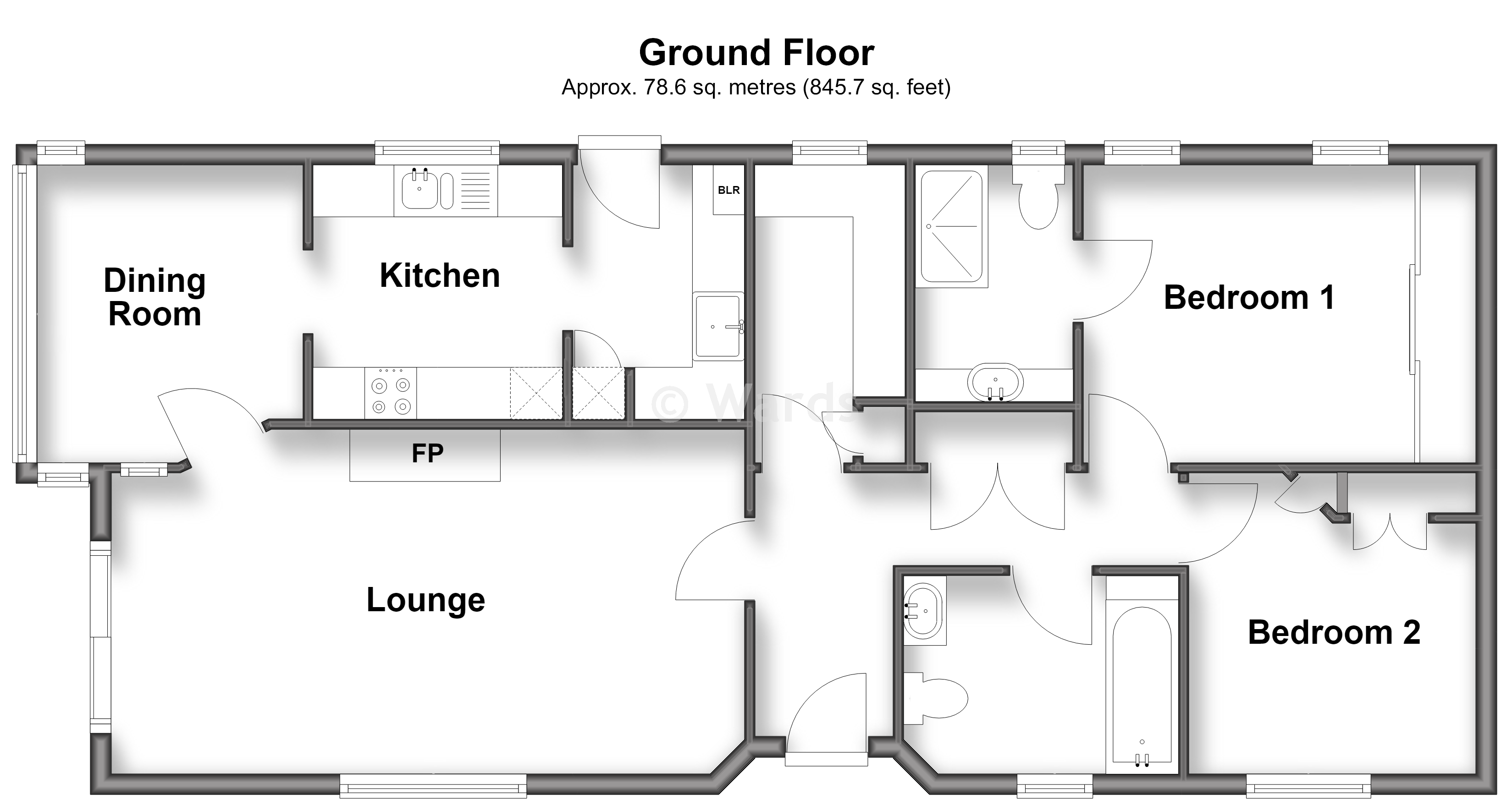 21, Woodlands Lodge Park, Ashford floorplan