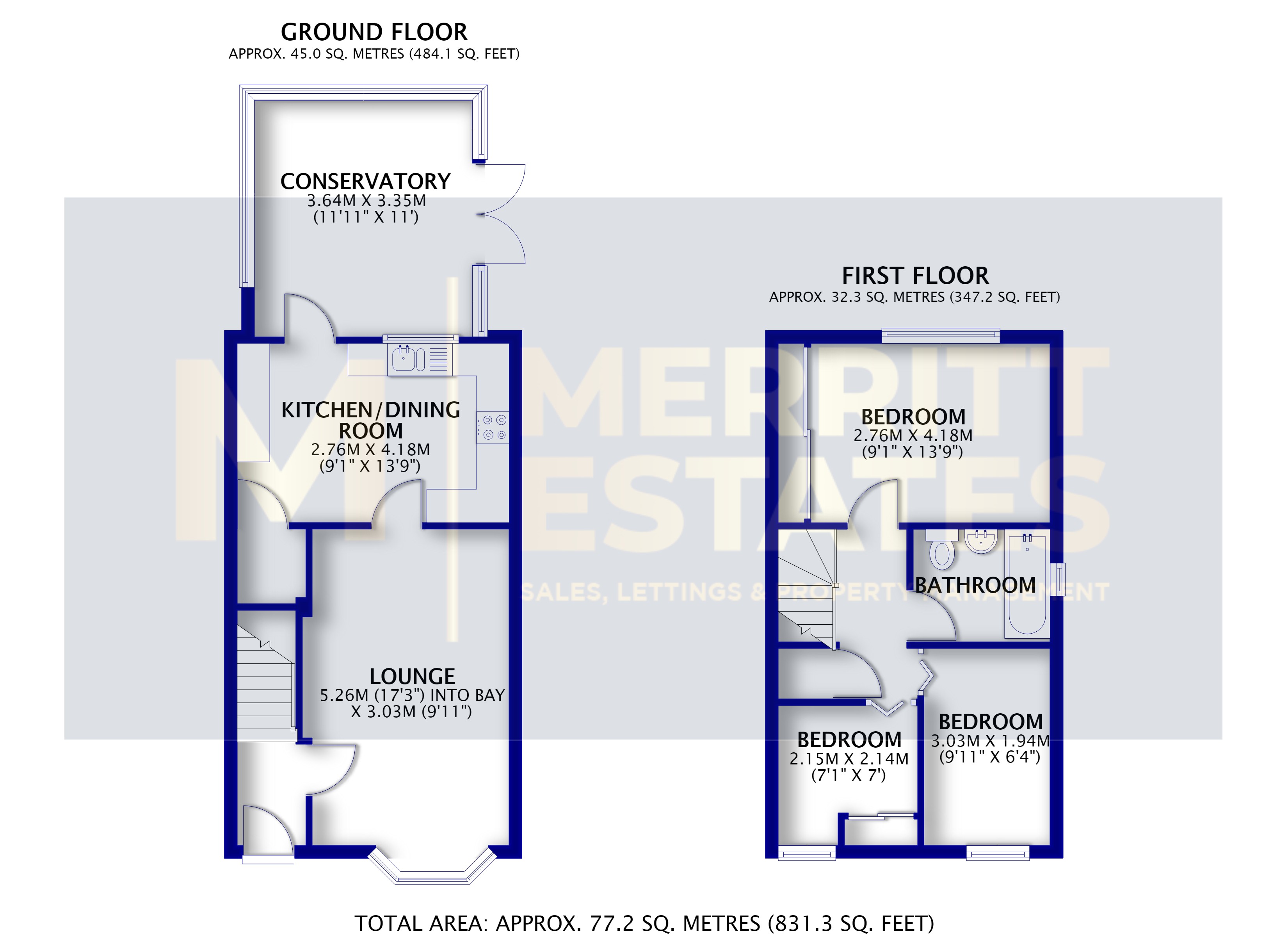 36, Shilling Way, Nottingham floorplan