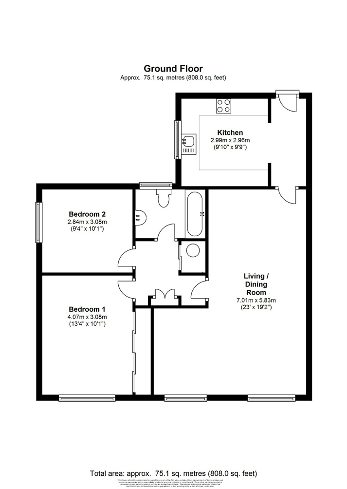 2 Bedrooms Flat for sale in High Point, Weybridge, Surrey KT13