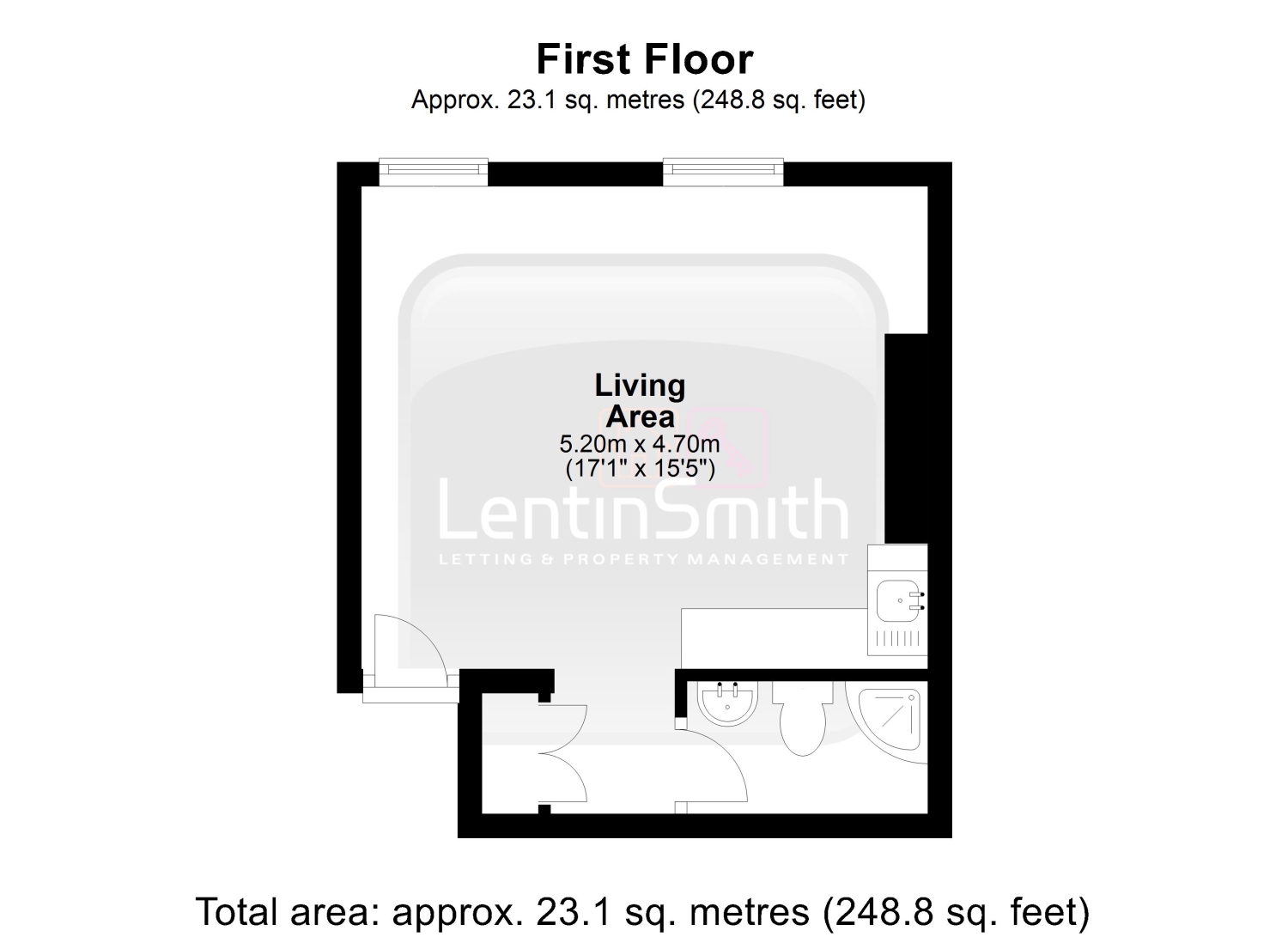 2b, 5, Mayfield Grove, North Yorkshire floorplan