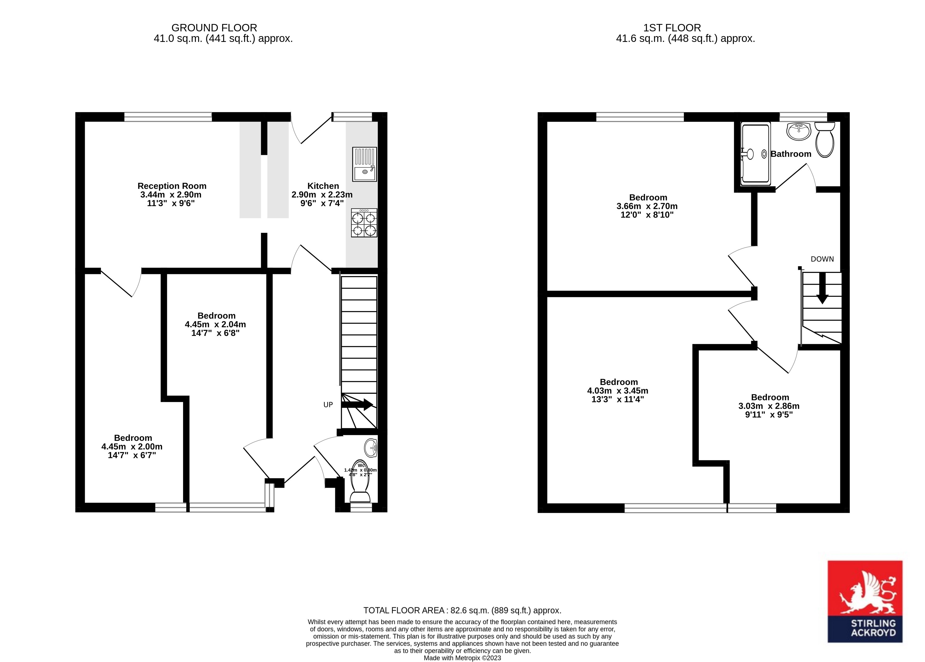 23, Hazel Close, Egham floorplan